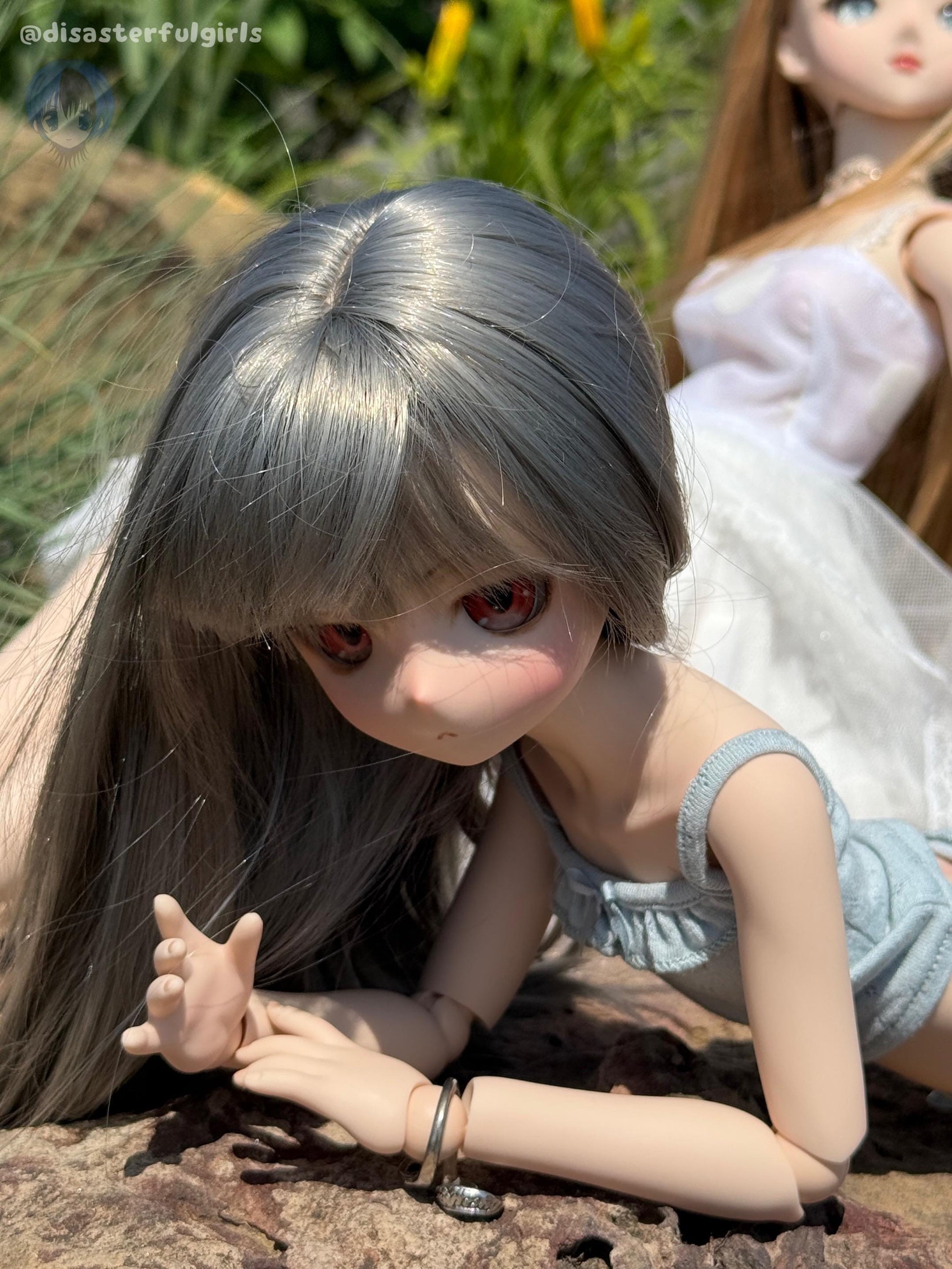 OOAK Dollfie Dream DDH-29 Flesh Head 1/3 MJD (Red eyes)