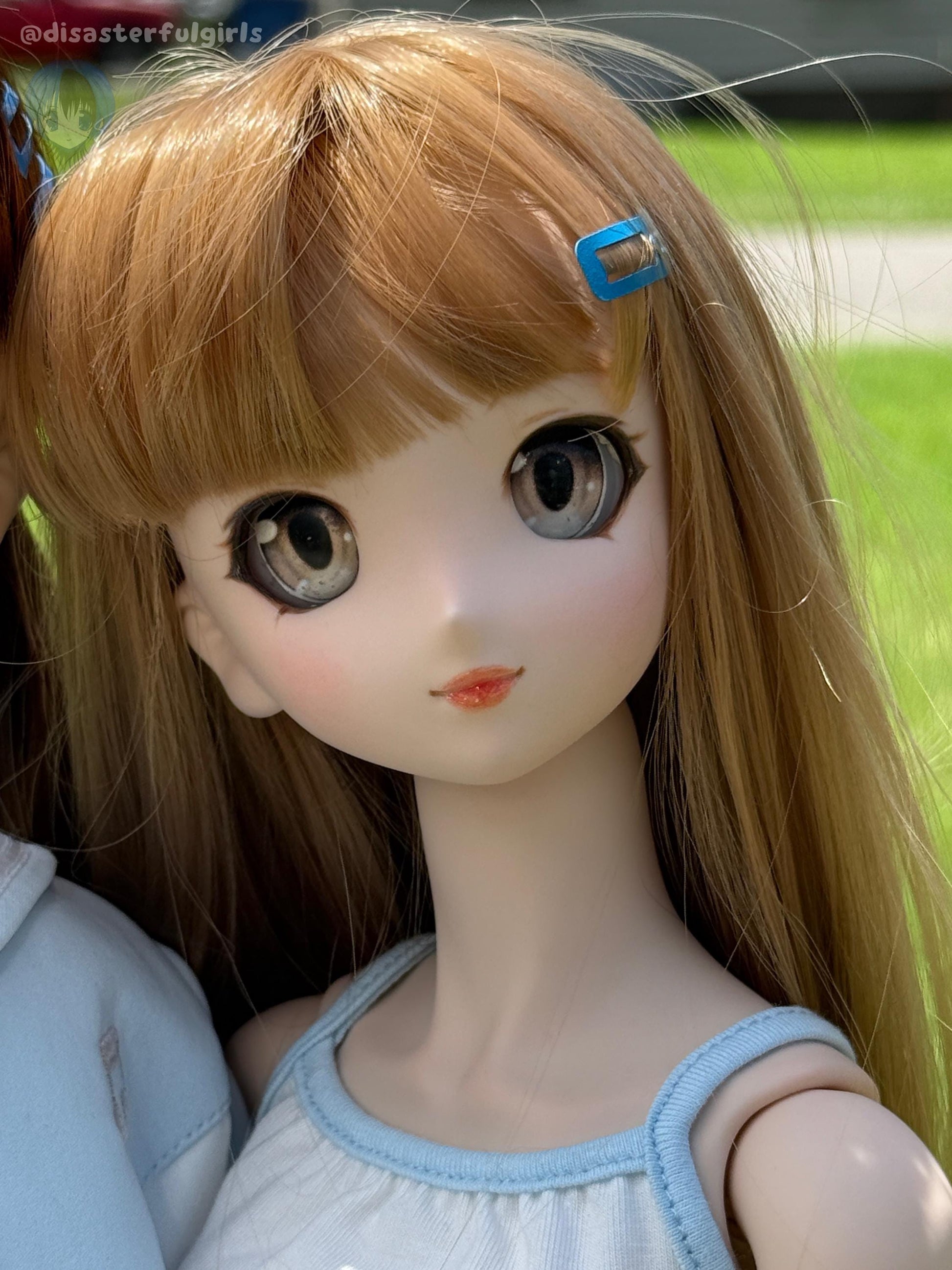 OOAK Dollfie Dream DDH-06 Flesh Head 1/3 MJD (Brown eyes)