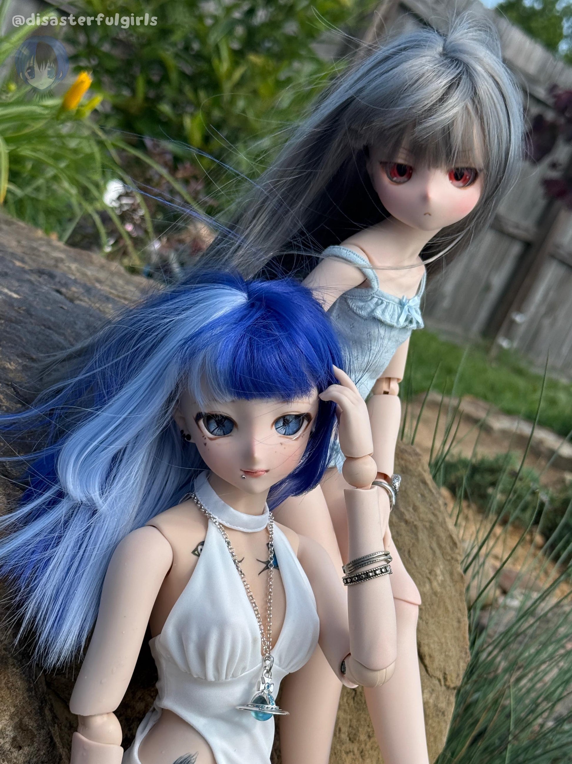 OOAK Dollfie Dream DDH-29 Flesh Head 1/3 MJD (Red eyes)