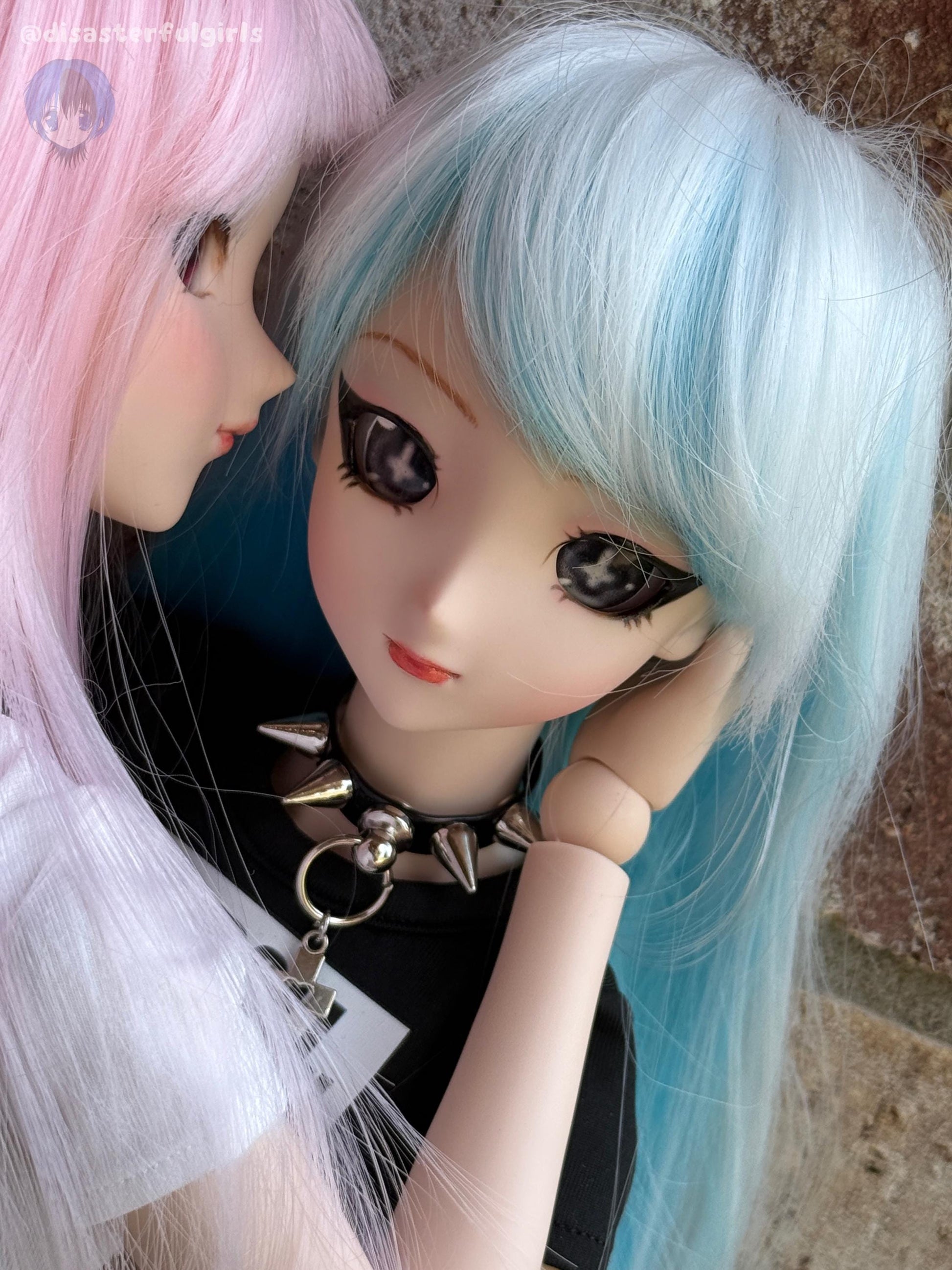 22mm “Crossed” Anime BJD Doll Eyes
