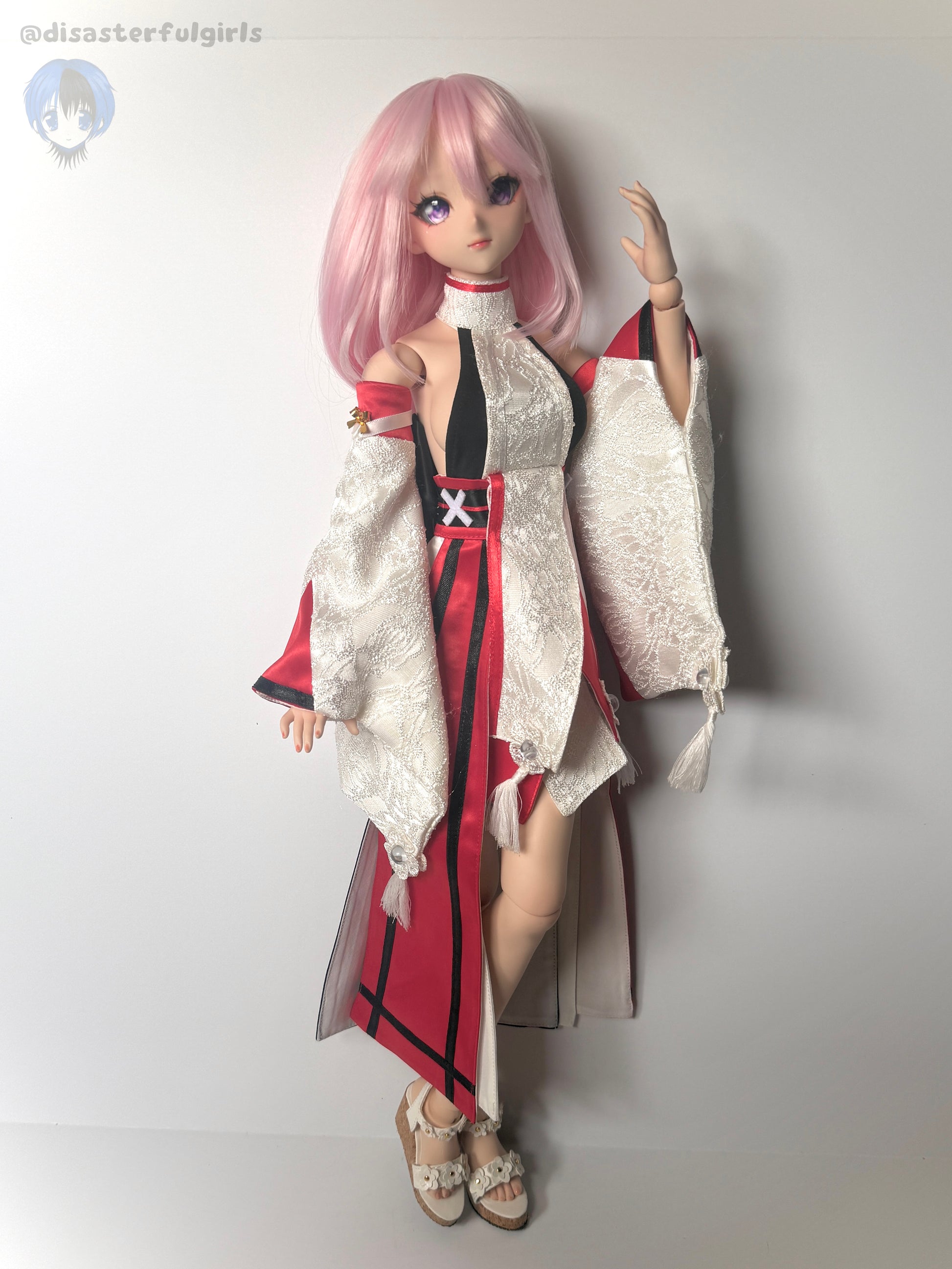 OOAK Yae Miko Full Set Doll (Dollfie Dream Sister 1/3 MJD in FLESH)