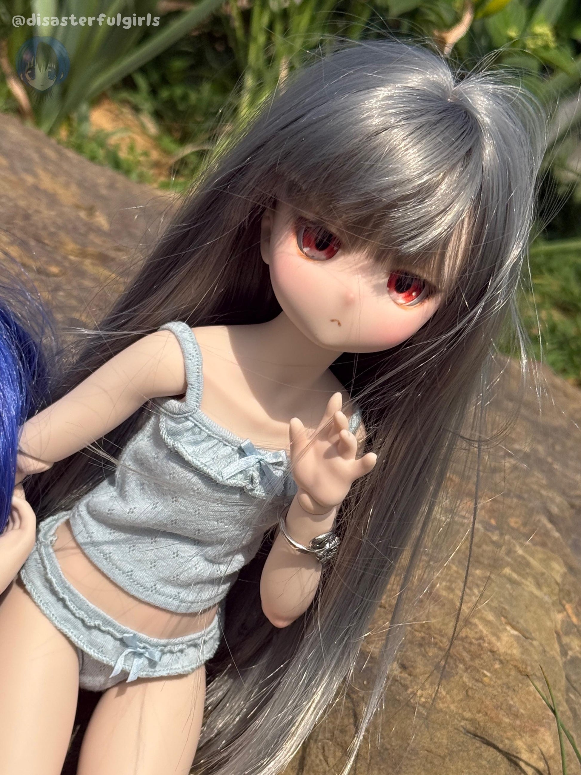 OOAK Dollfie Dream DDH-29 Flesh Head 1/3 MJD (Red eyes)