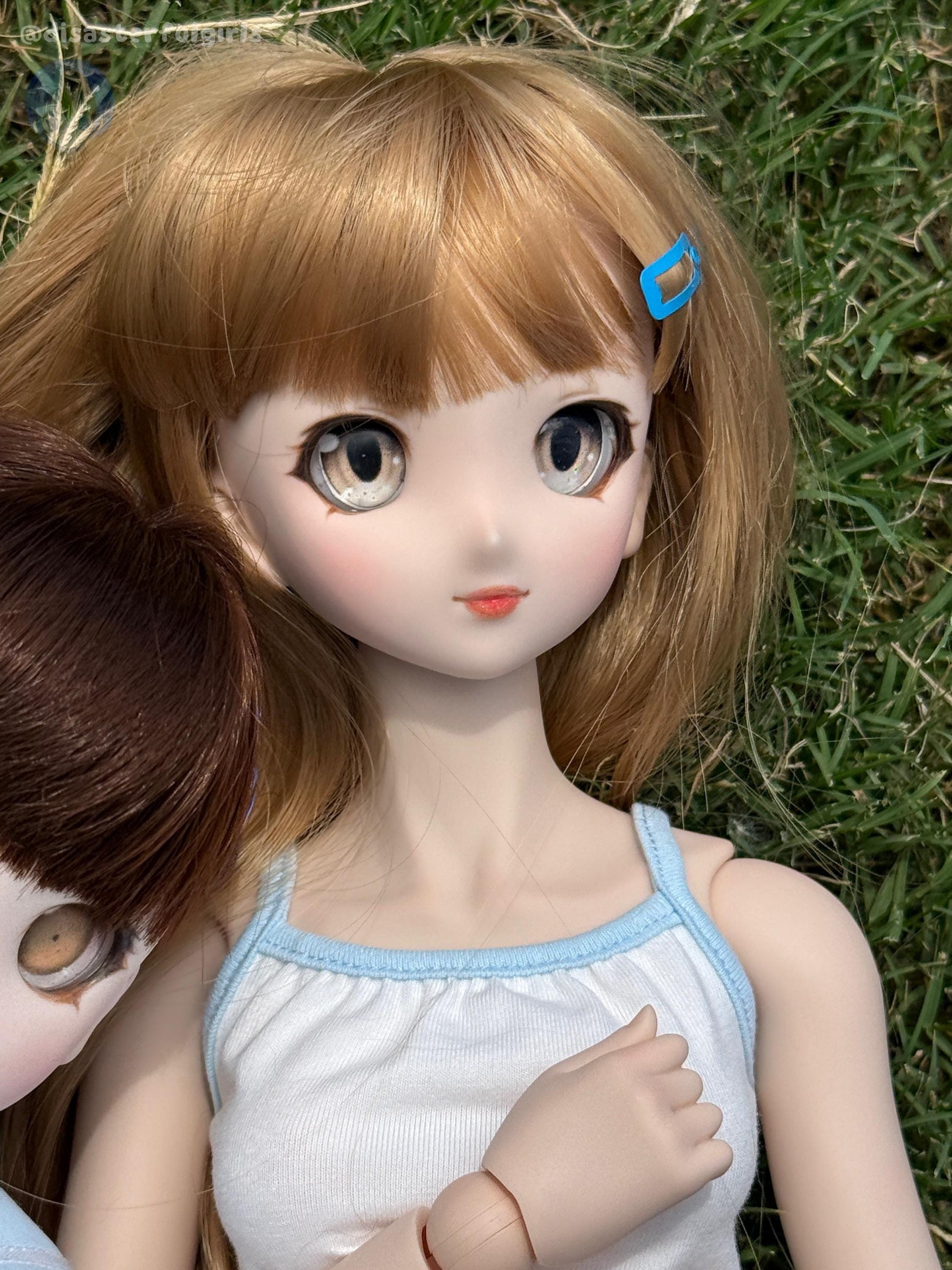 OOAK Dollfie Dream DDH-06 Flesh Head 1/3 MJD (Brown eyes)