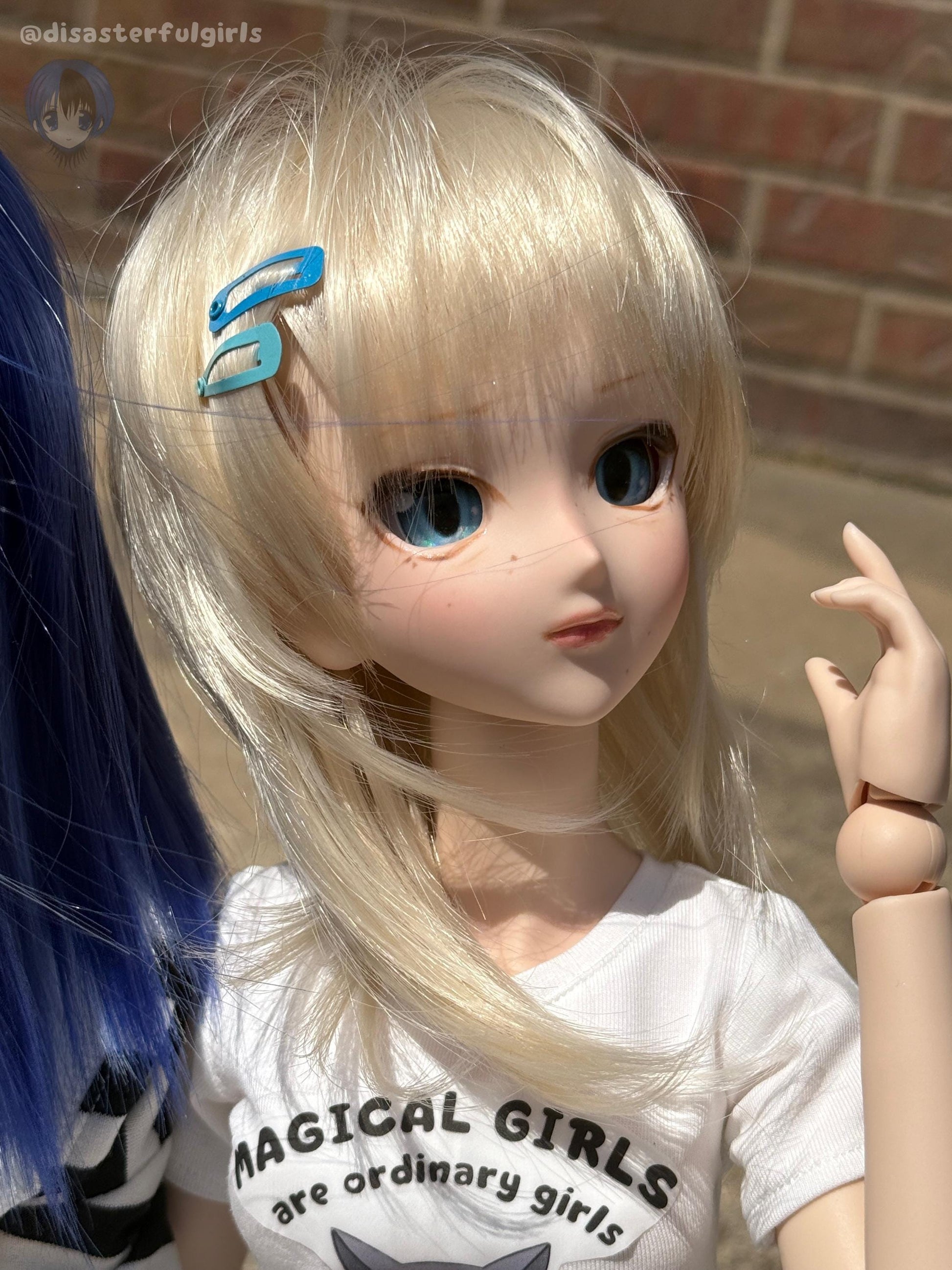OOAK Dollfie Dream DDH-07 Flesh Head 1/3 MJD (Blue eyes)