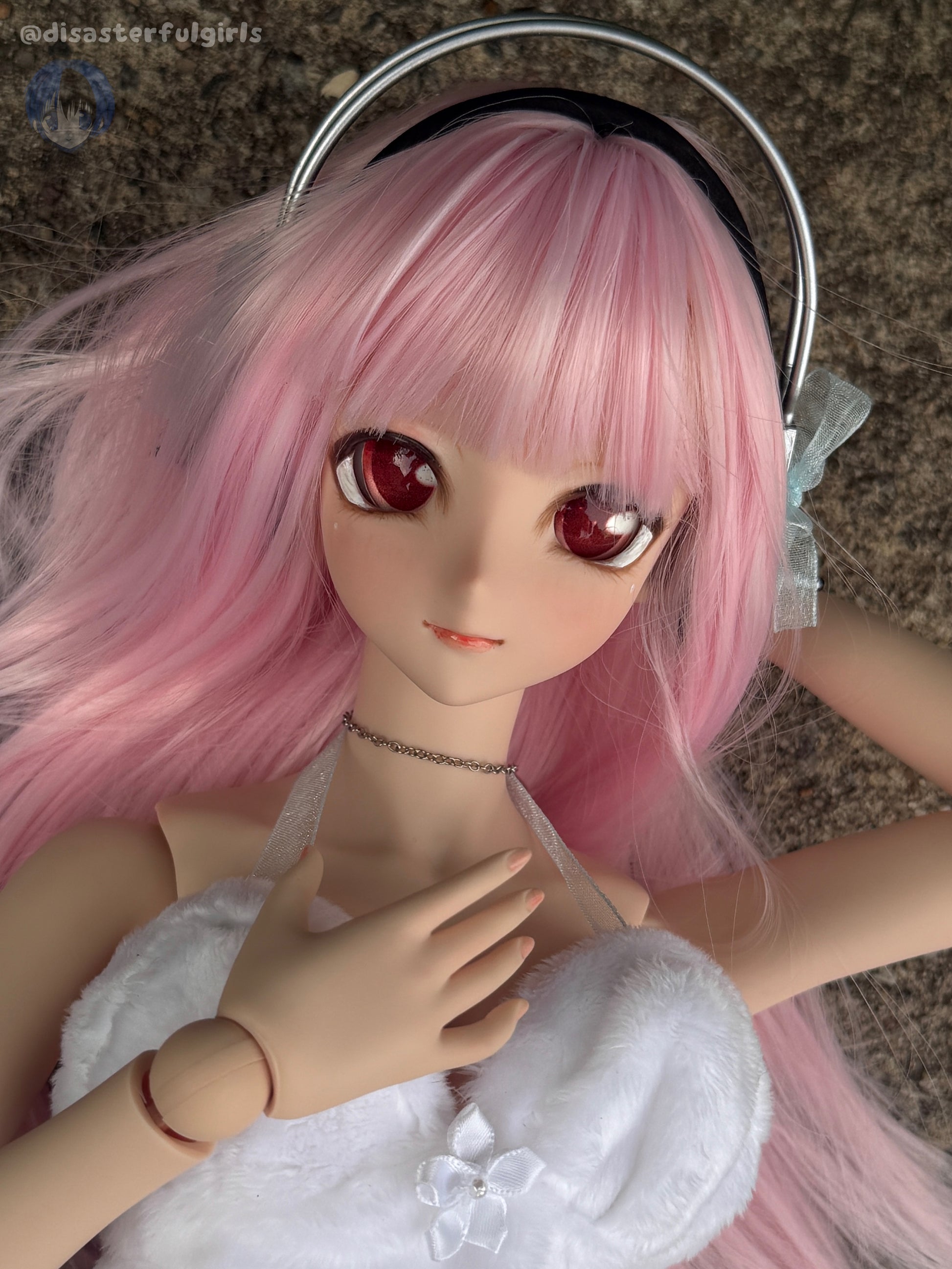 SOLD OUT!! Super Sonico Full Set Doll - “Angel” set (Dollfie Dream 1/3 MJD in FLESH)