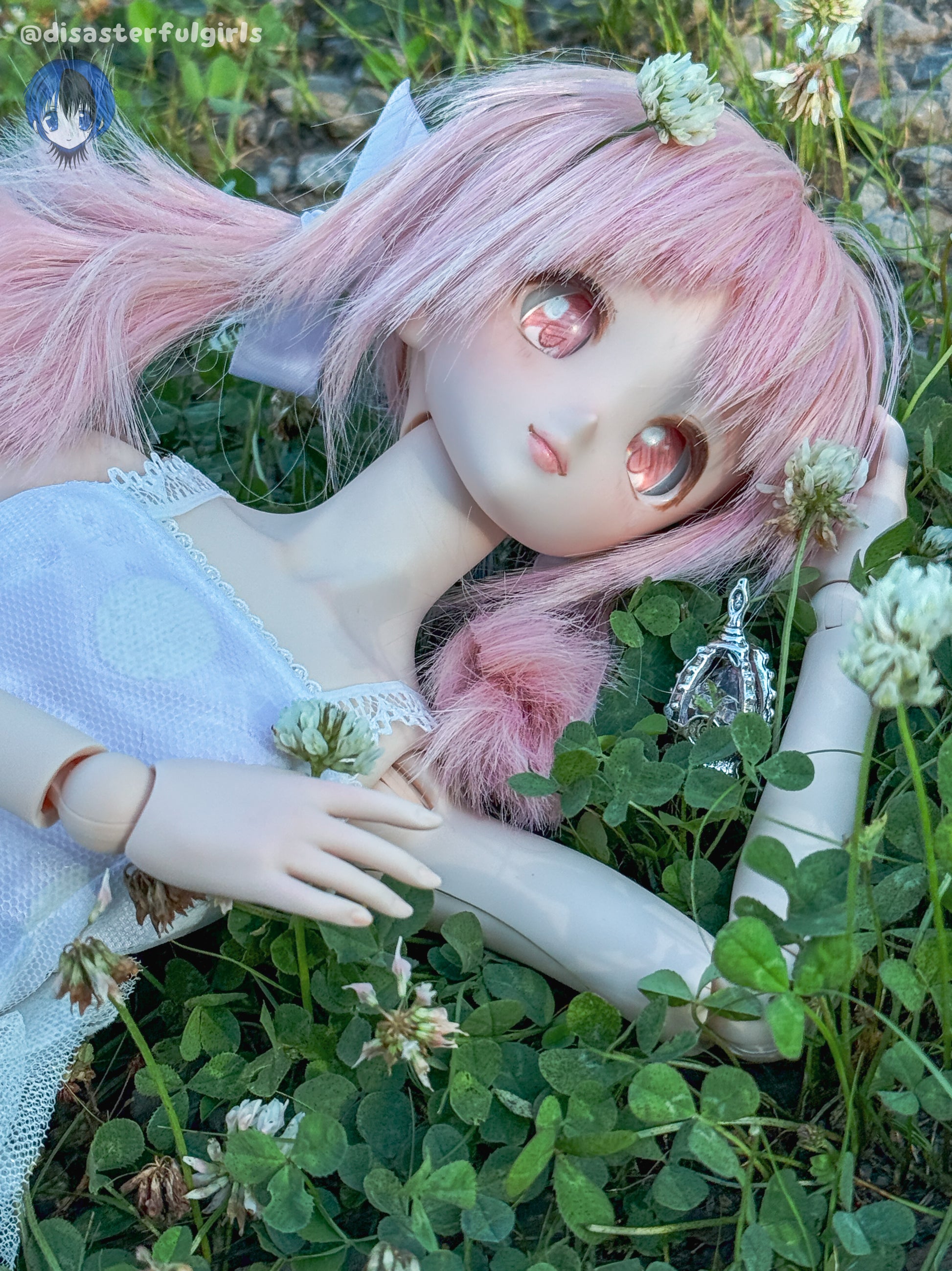 SOLD OUT!! Madoka Magica OOAK Dollfie Dream DDH-06 Flesh Head only 1/3 MJD (Free Madoka eyes included)