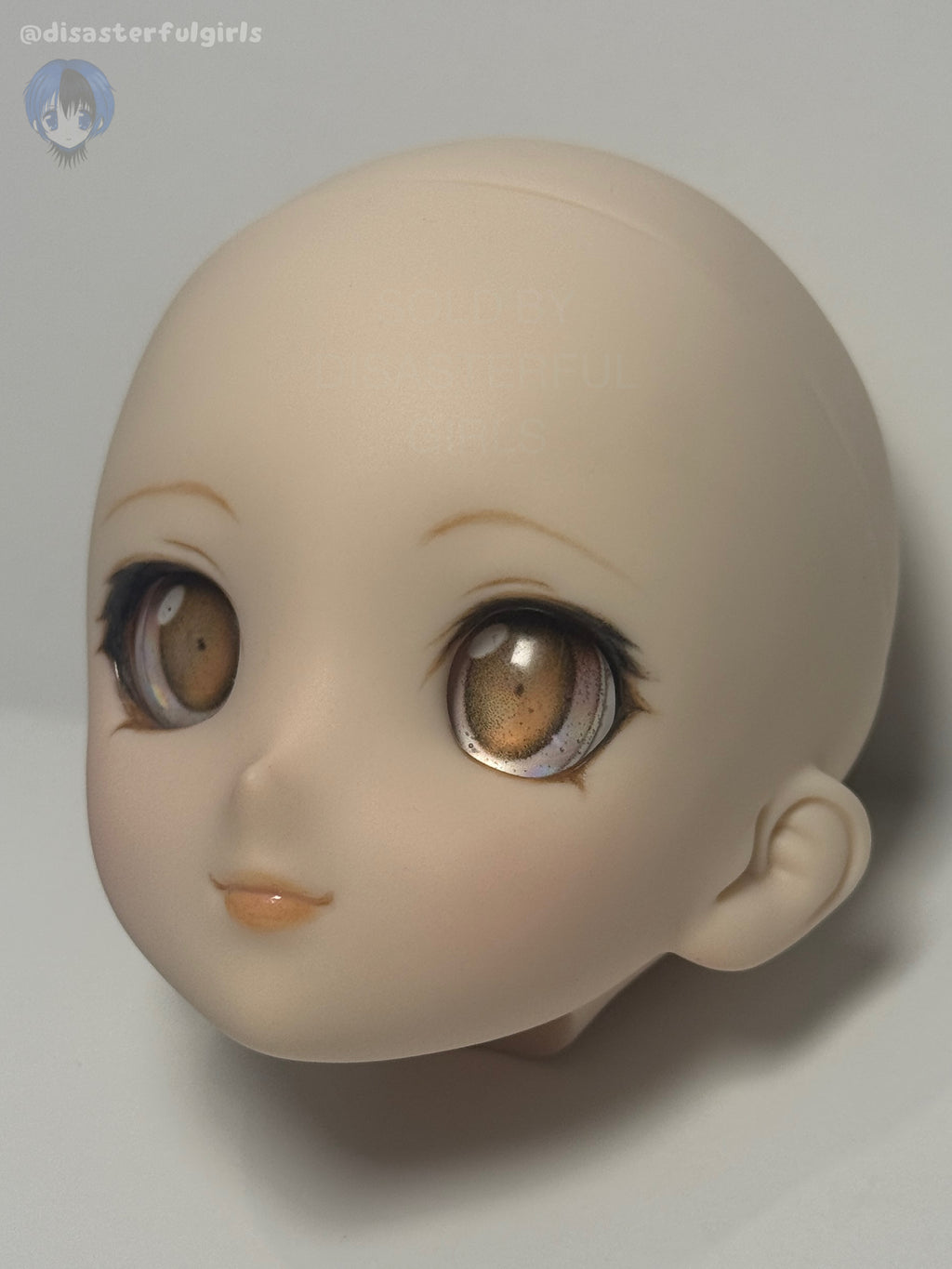 OOAK Dollfie Dream DDH-06 Semi-White Head 1/3 MJD (Brown eyes)