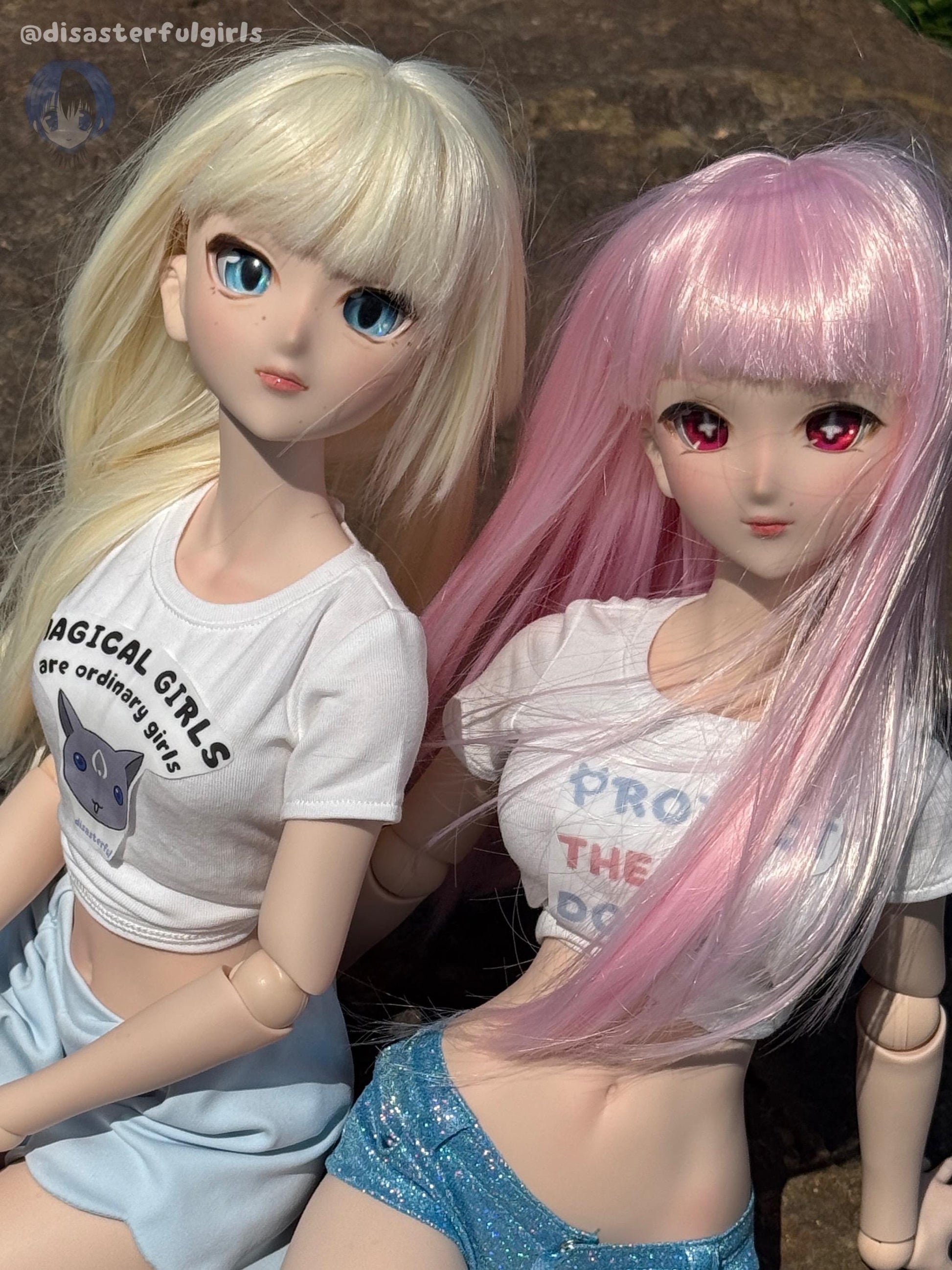 OOAK Dollfie Dream DDH-07 Flesh Head 1/3 MJD (Blue eyes)