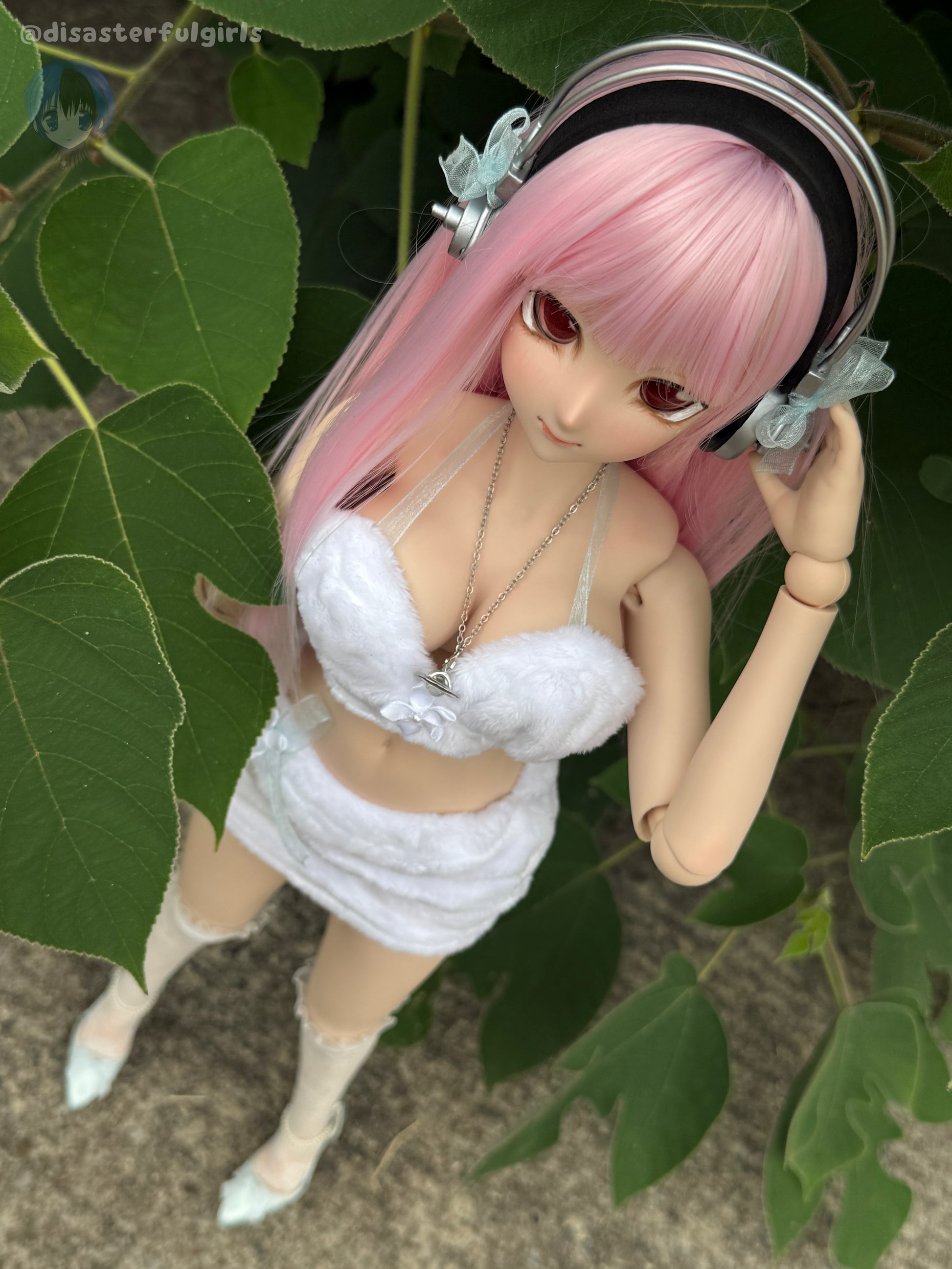 SOLD OUT!! Super Sonico Full Set Doll - “Angel” set (Dollfie Dream 1/3 MJD in FLESH)