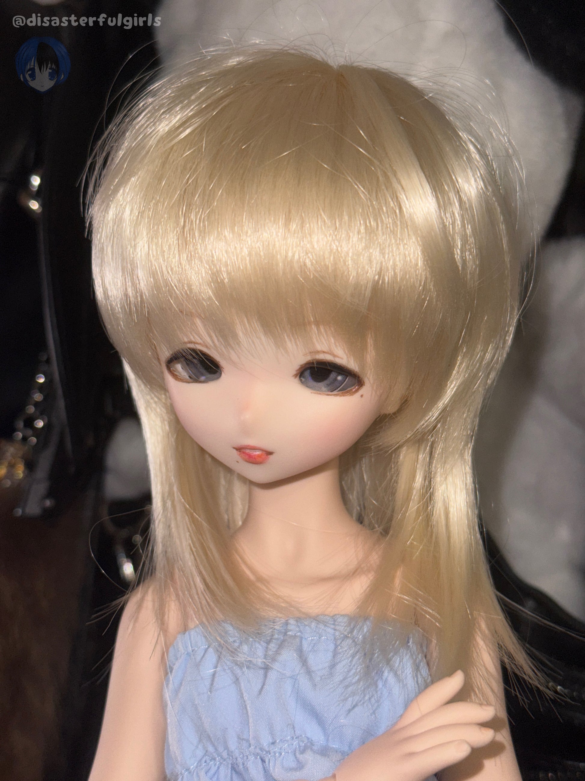 SOLD OUT!! OOAK ImomoDoll Corvus Milk doll head 1/4 MJD