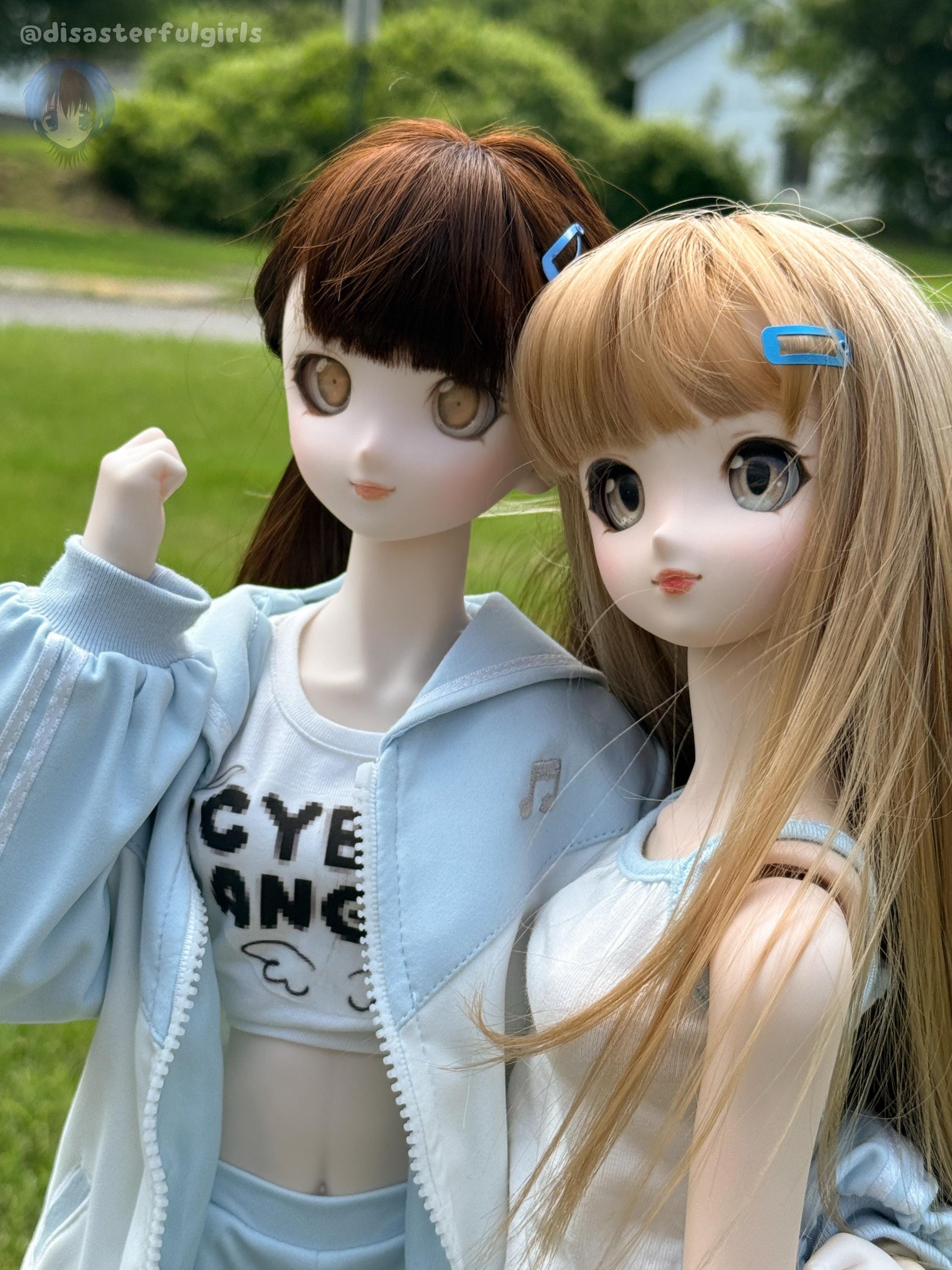 OOAK Dollfie Dream DDH-06 Flesh Head 1/3 MJD (Brown eyes)