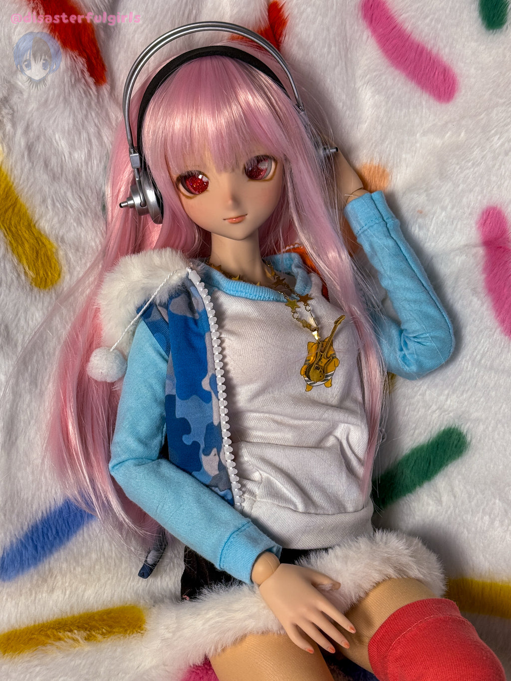 Super Sonico Full Set Doll - (Dollfie Dream Sister 1/3 MJD in FLESH, L Bust)