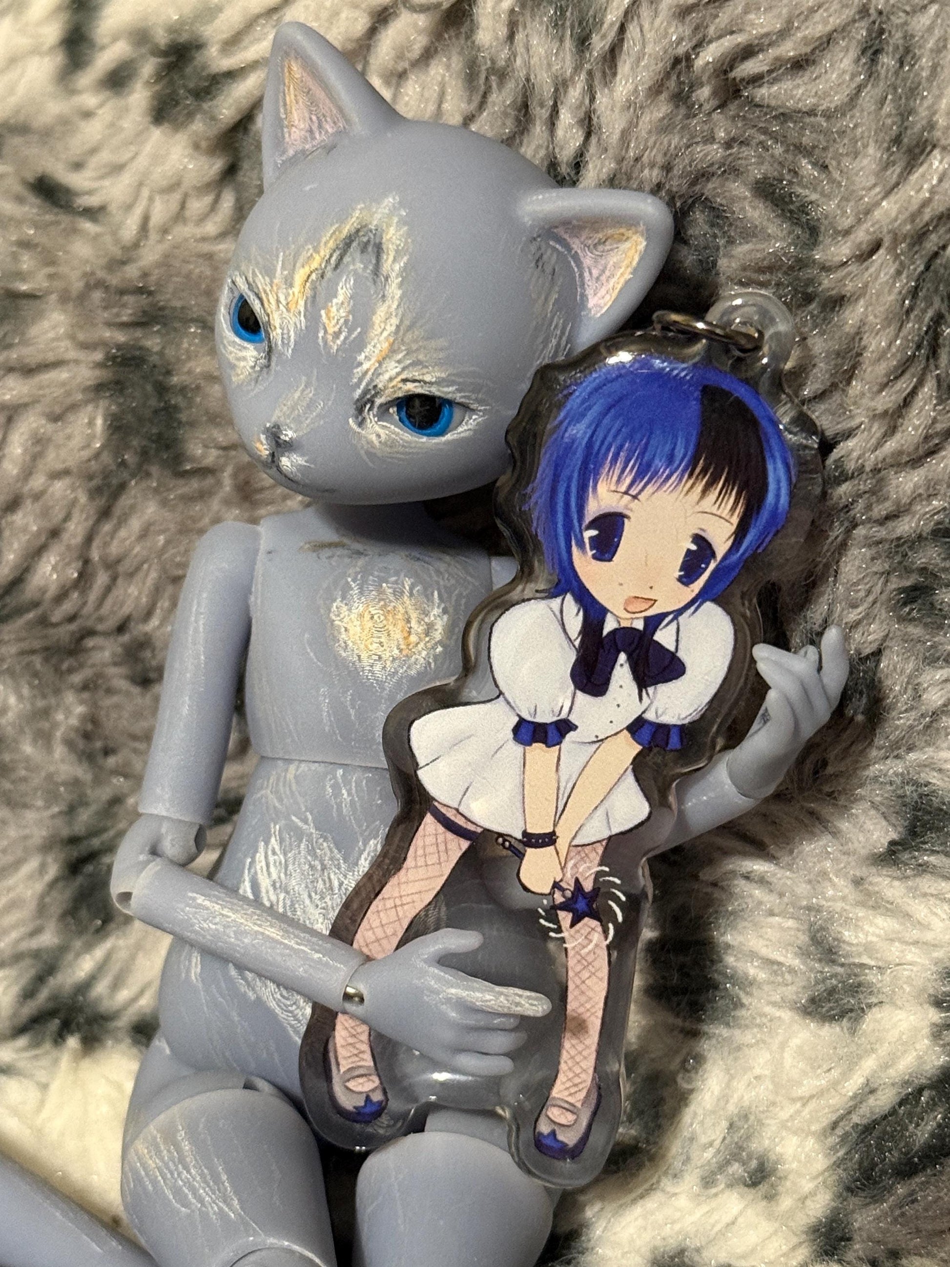 Disasterful Girls Standing Logo Keychain