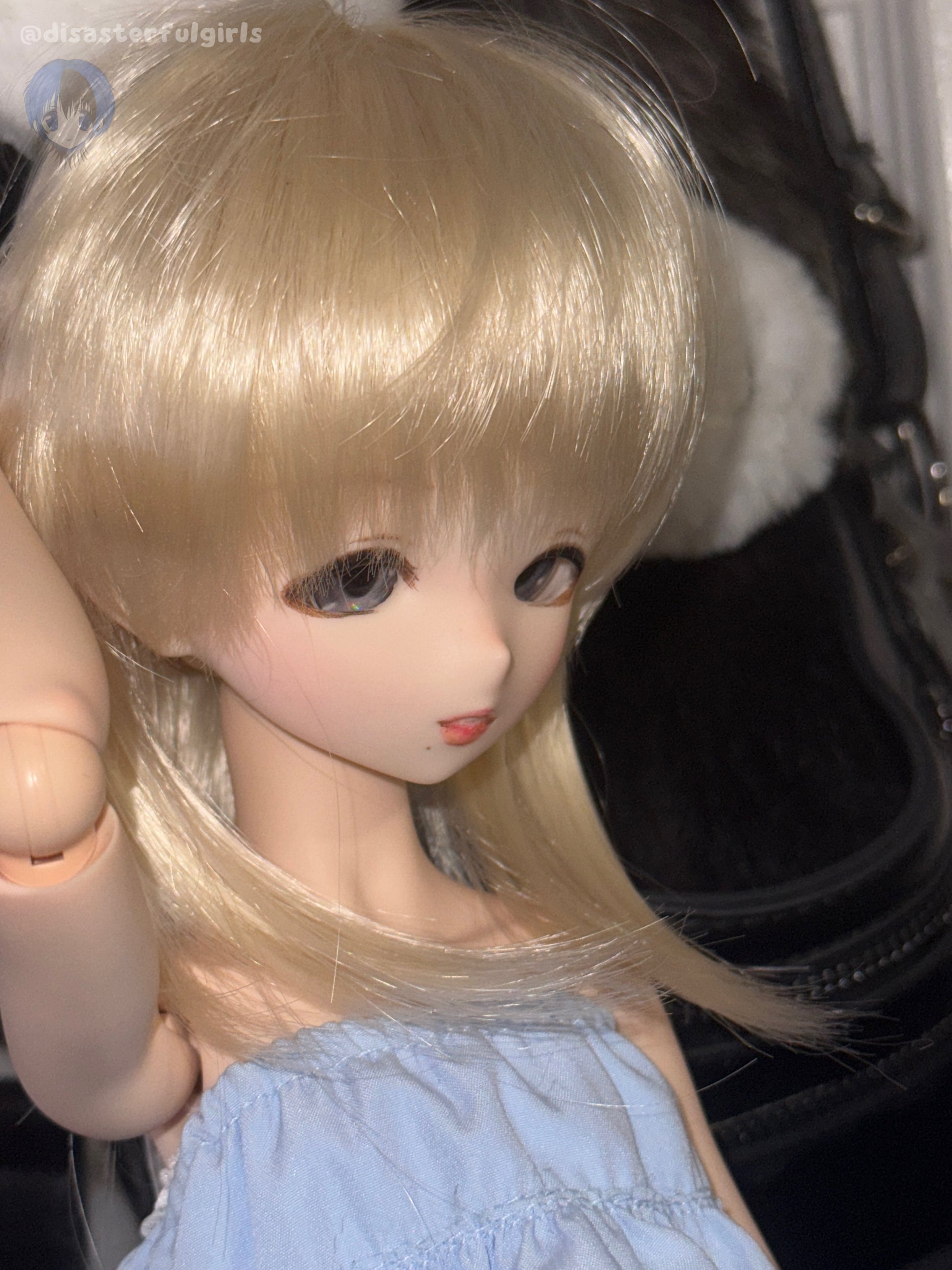 SOLD OUT!! OOAK ImomoDoll Corvus Milk doll head 1/4 MJD