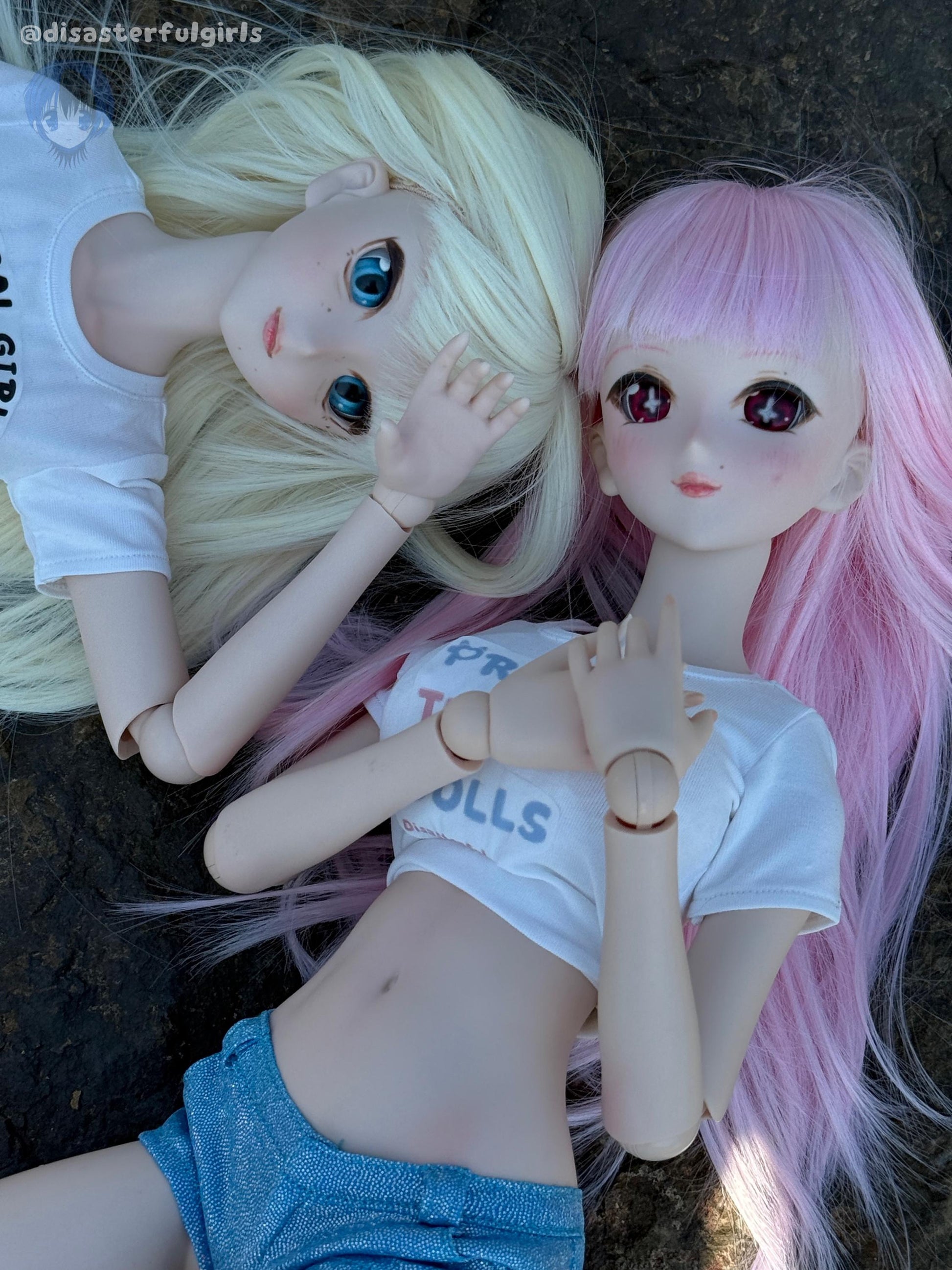 OOAK Dollfie Dream DDH-07 Flesh Head 1/3 MJD (Blue eyes)