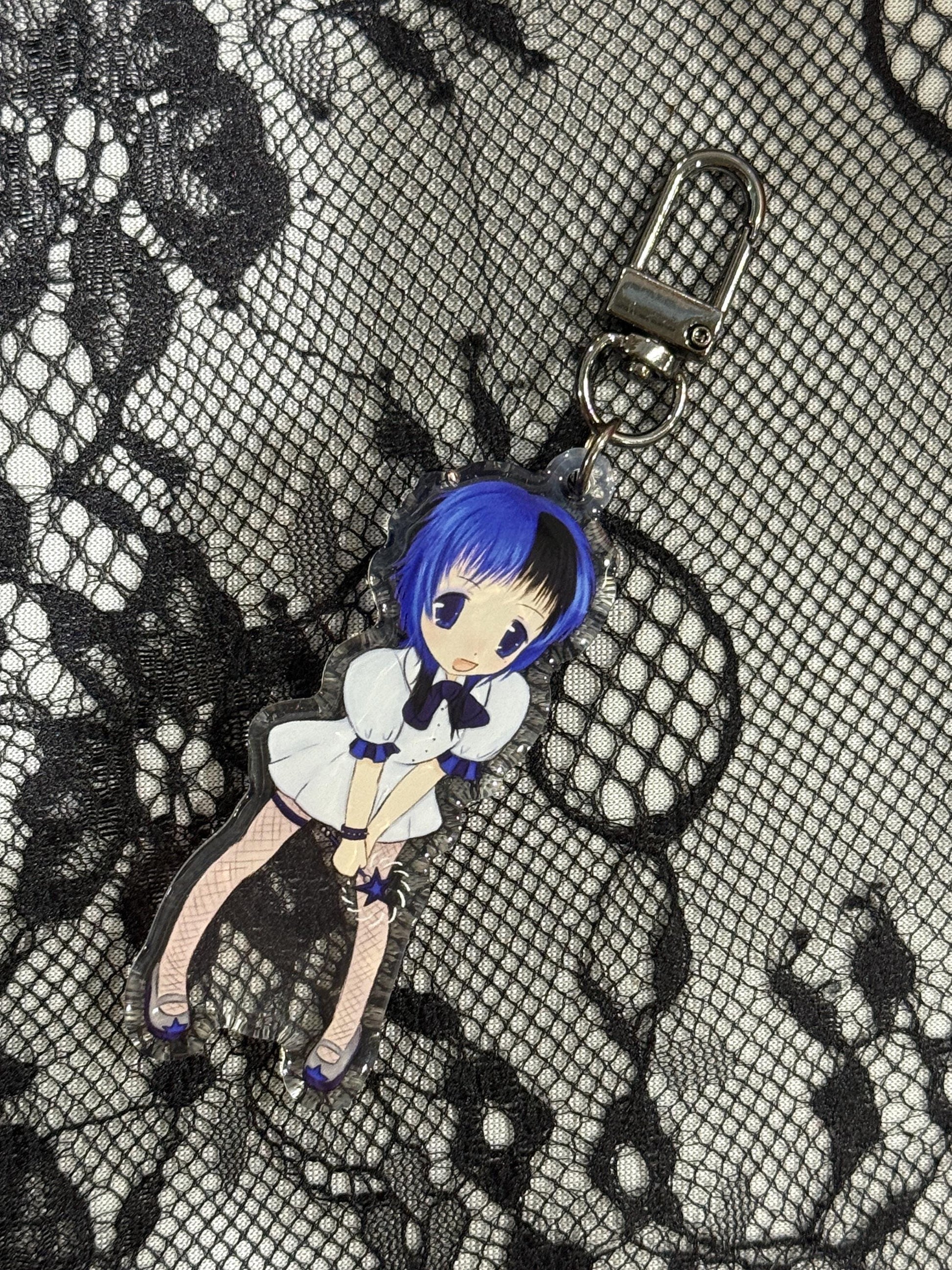 Disasterful Girls Standing Logo Keychain