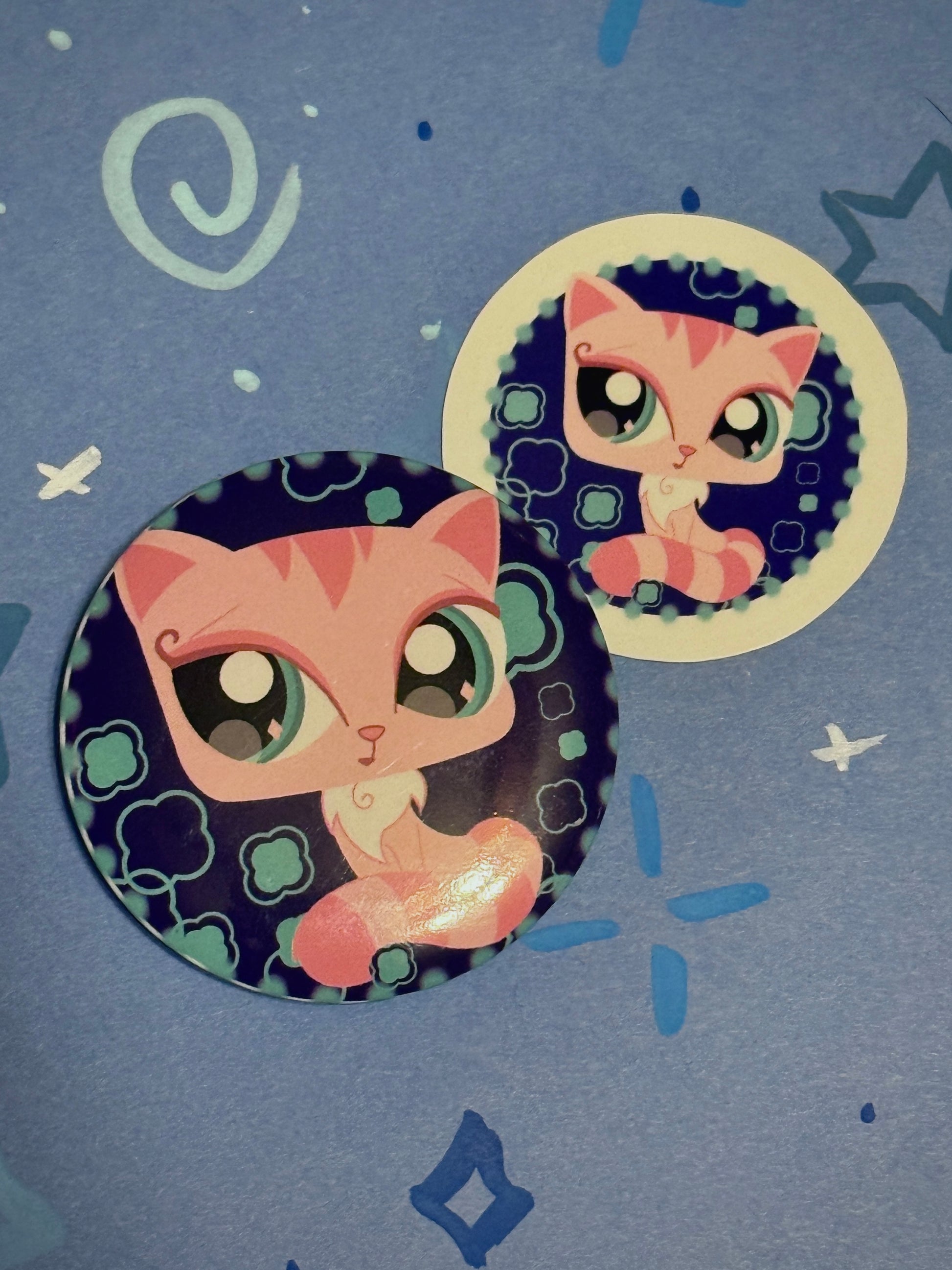 LPS mail order Mascot Cat inspired sticker