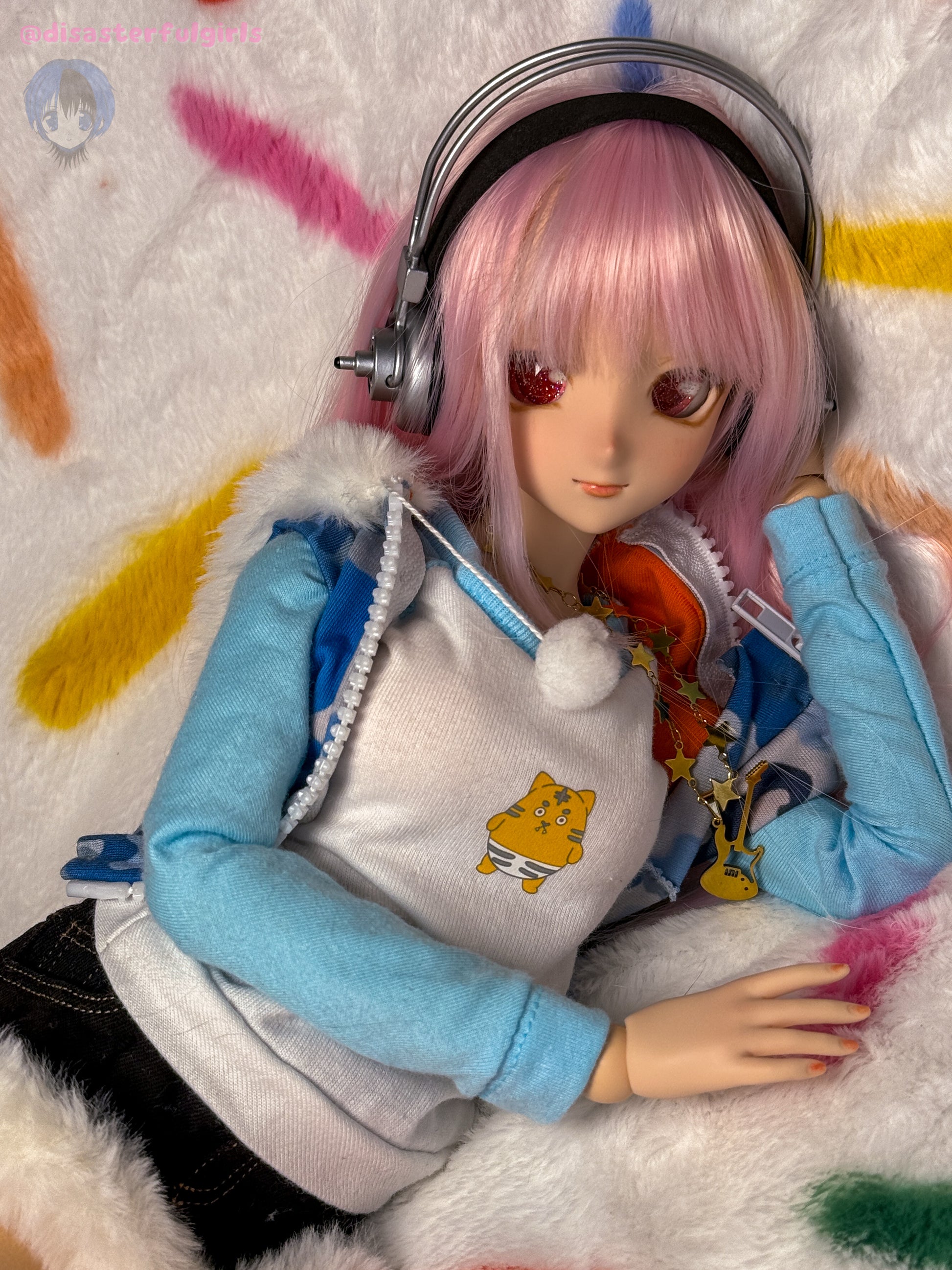 Super Sonico Full Set Doll - (Dollfie Dream Sister 1/3 MJD in FLESH, L Bust)