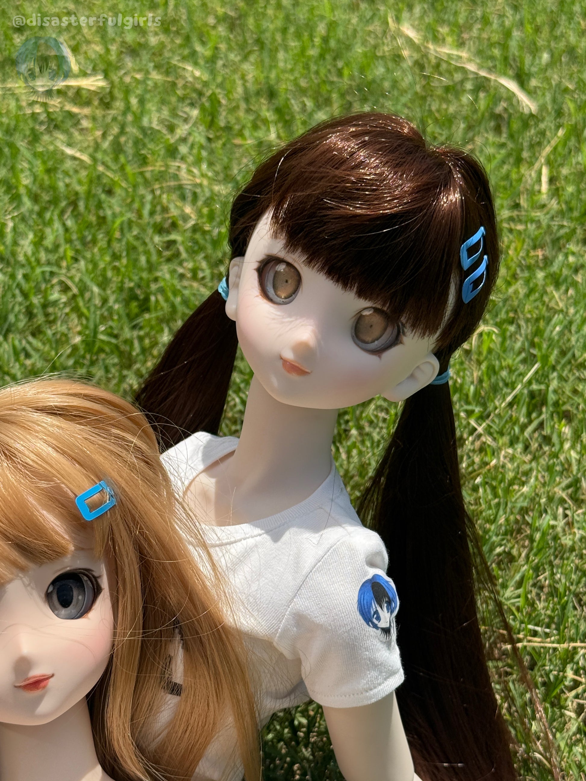 OOAK Dollfie Dream DDH-06 Semi-White Head 1/3 MJD (Brown eyes)