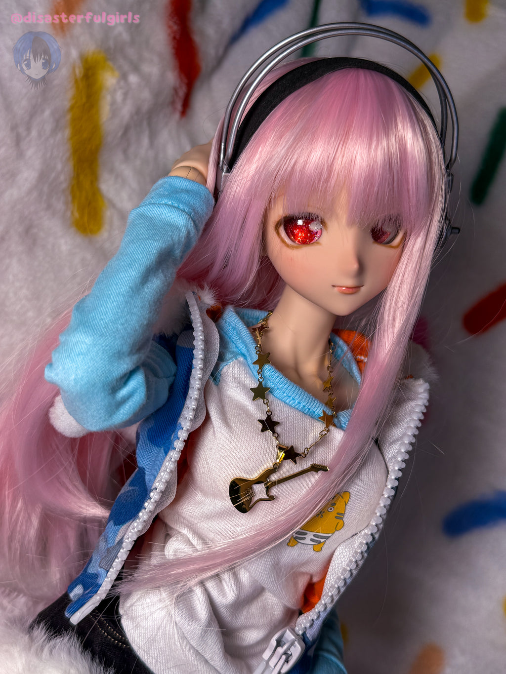 Super Sonico Full Set Doll - (Dollfie Dream Sister 1/3 MJD in FLESH, L Bust)