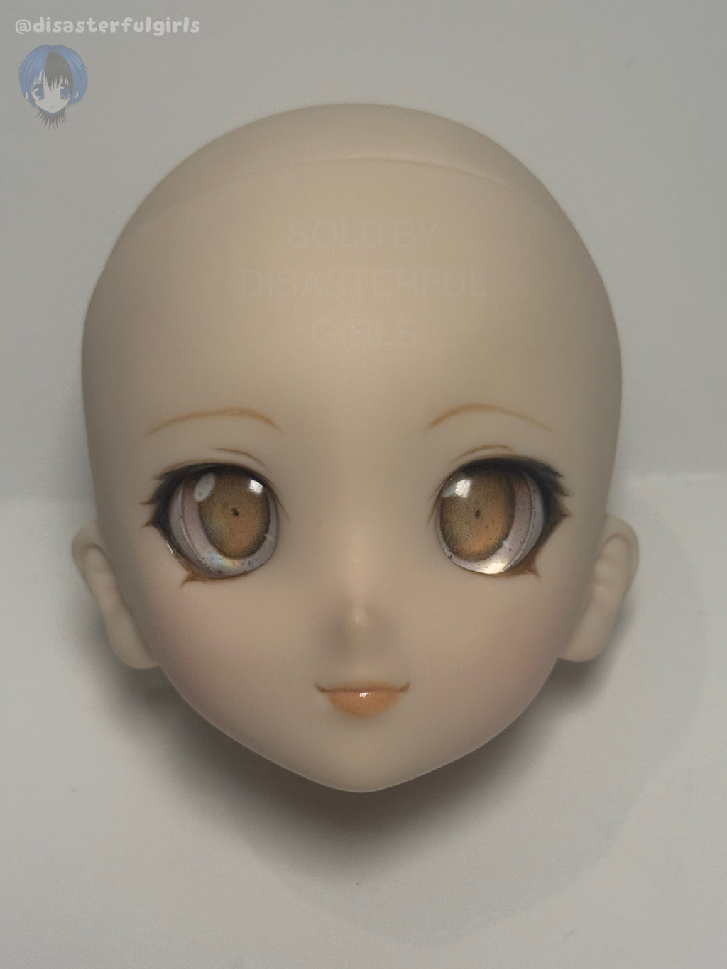 OOAK Dollfie Dream DDH-06 Semi-White Head 1/3 MJD (Brown eyes)