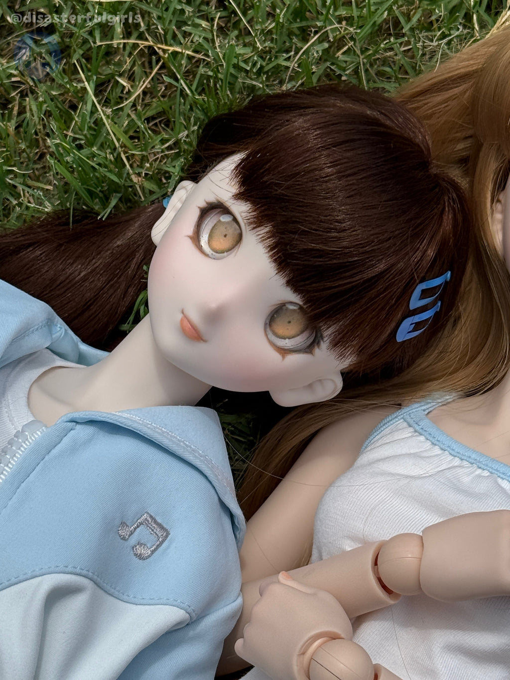 OOAK Dollfie Dream DDH-06 Semi-White Head 1/3 MJD (Brown eyes)