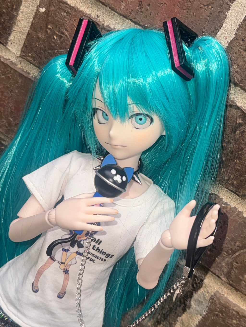 22mm “Creepy Miku” Anime BJD Doll Eyes for 1/3 BJD