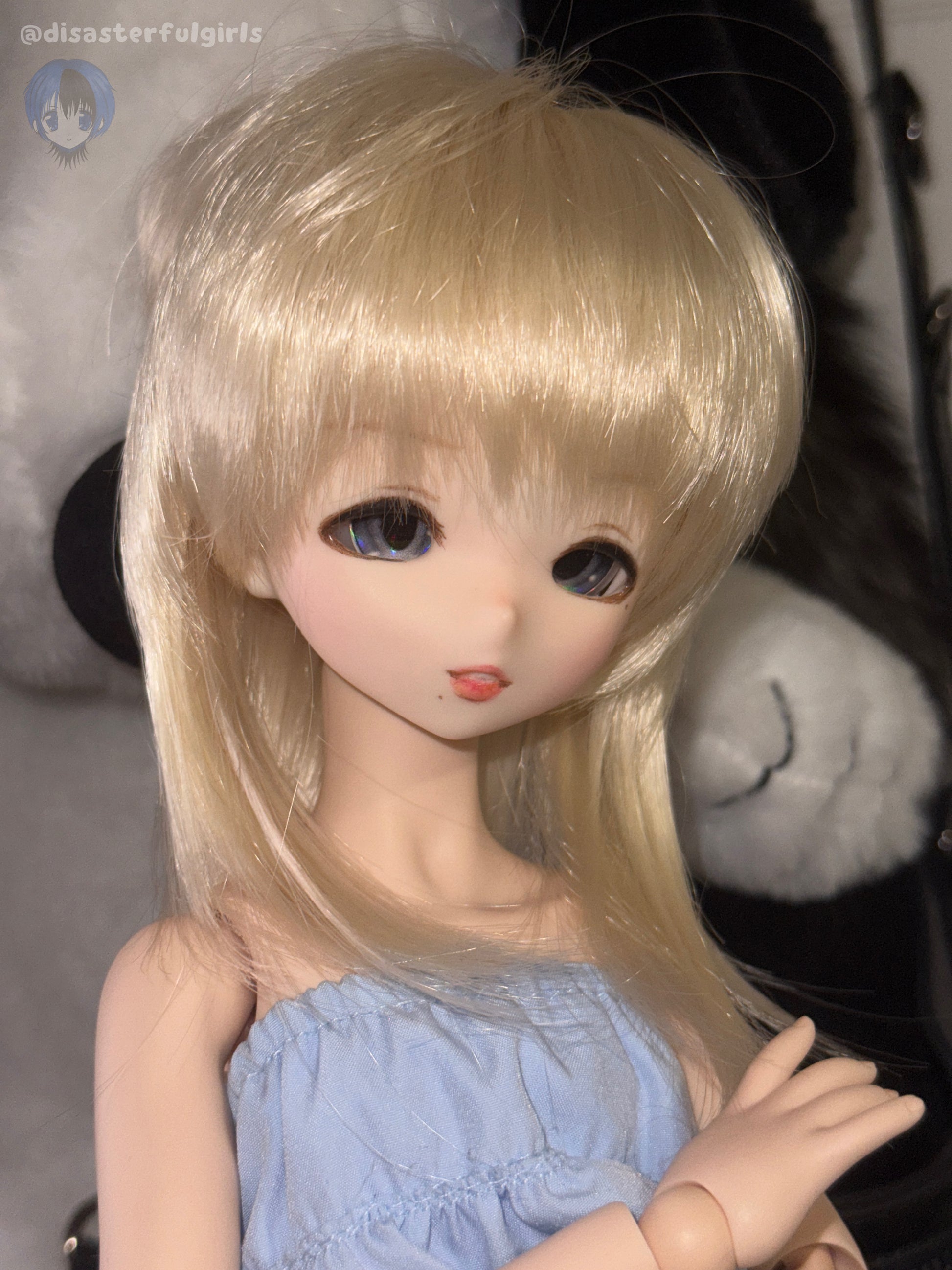 SOLD OUT!! OOAK ImomoDoll Corvus Milk doll head 1/4 MJD
