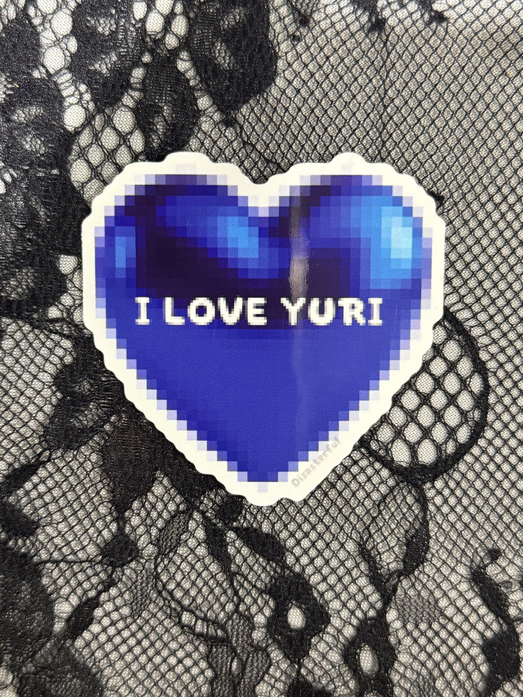 YURI/YAOI Glitched/Pixelated Art Stickers