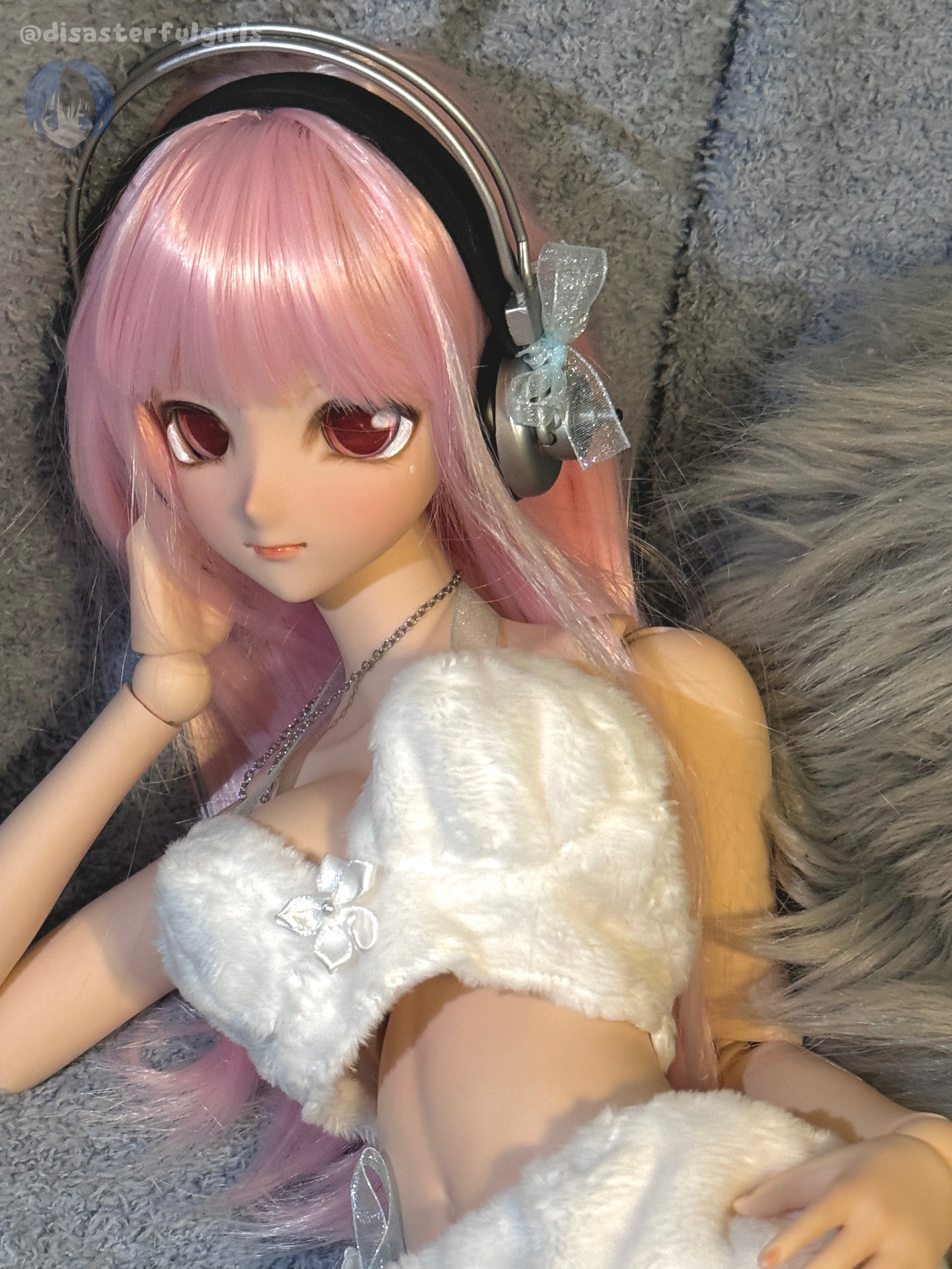SOLD OUT!! Super Sonico Full Set Doll - “Angel” set (Dollfie Dream 1/3 MJD in FLESH)