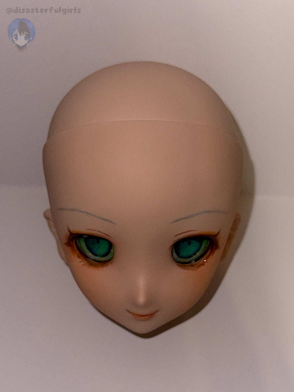 SOLD OUT!! OOAK Gumi Vocaloid 1/3 doll head (DDH-06 Flesh Dollfie Dream head and eyes)