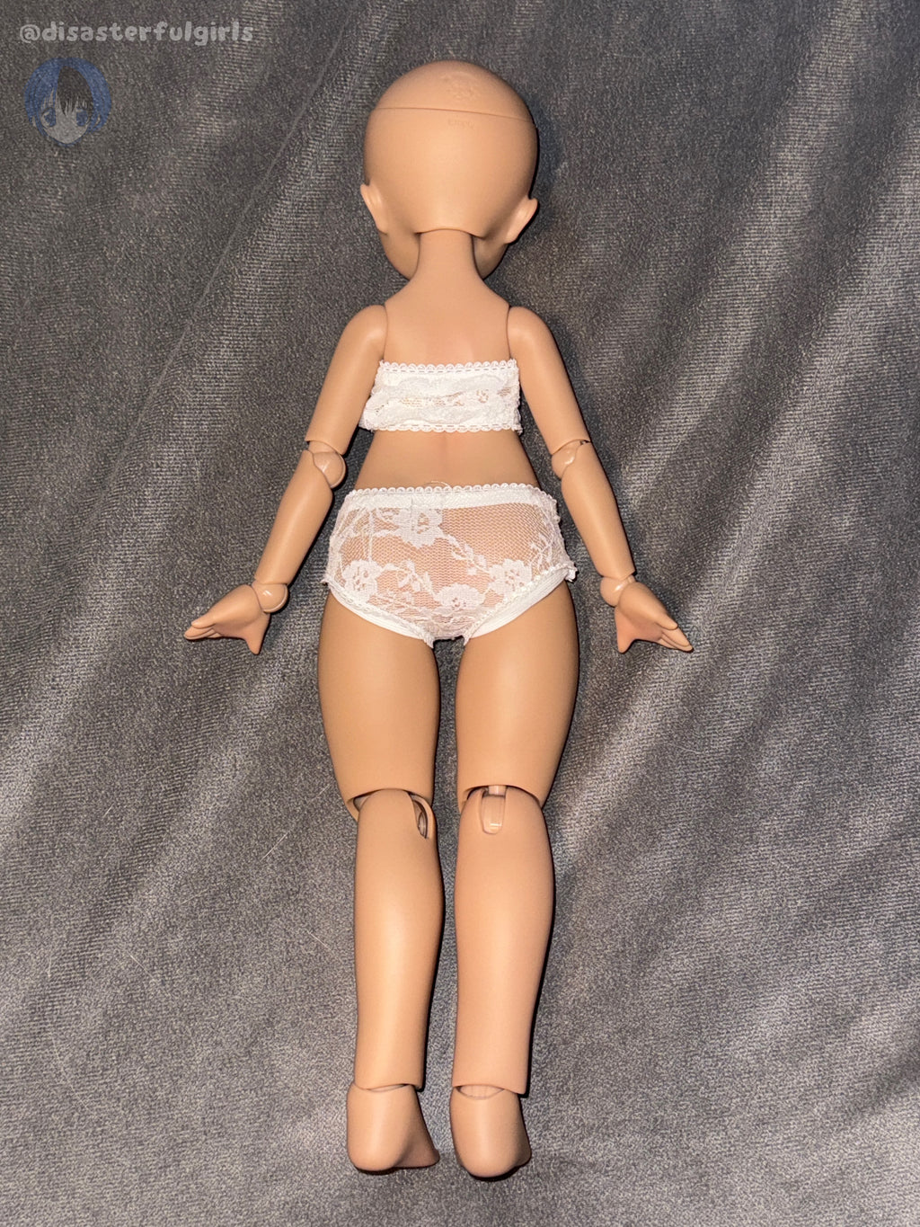 OOAK Imomodoll Empty/Chubby Rabbit Chocolate 1/4 scale full doll