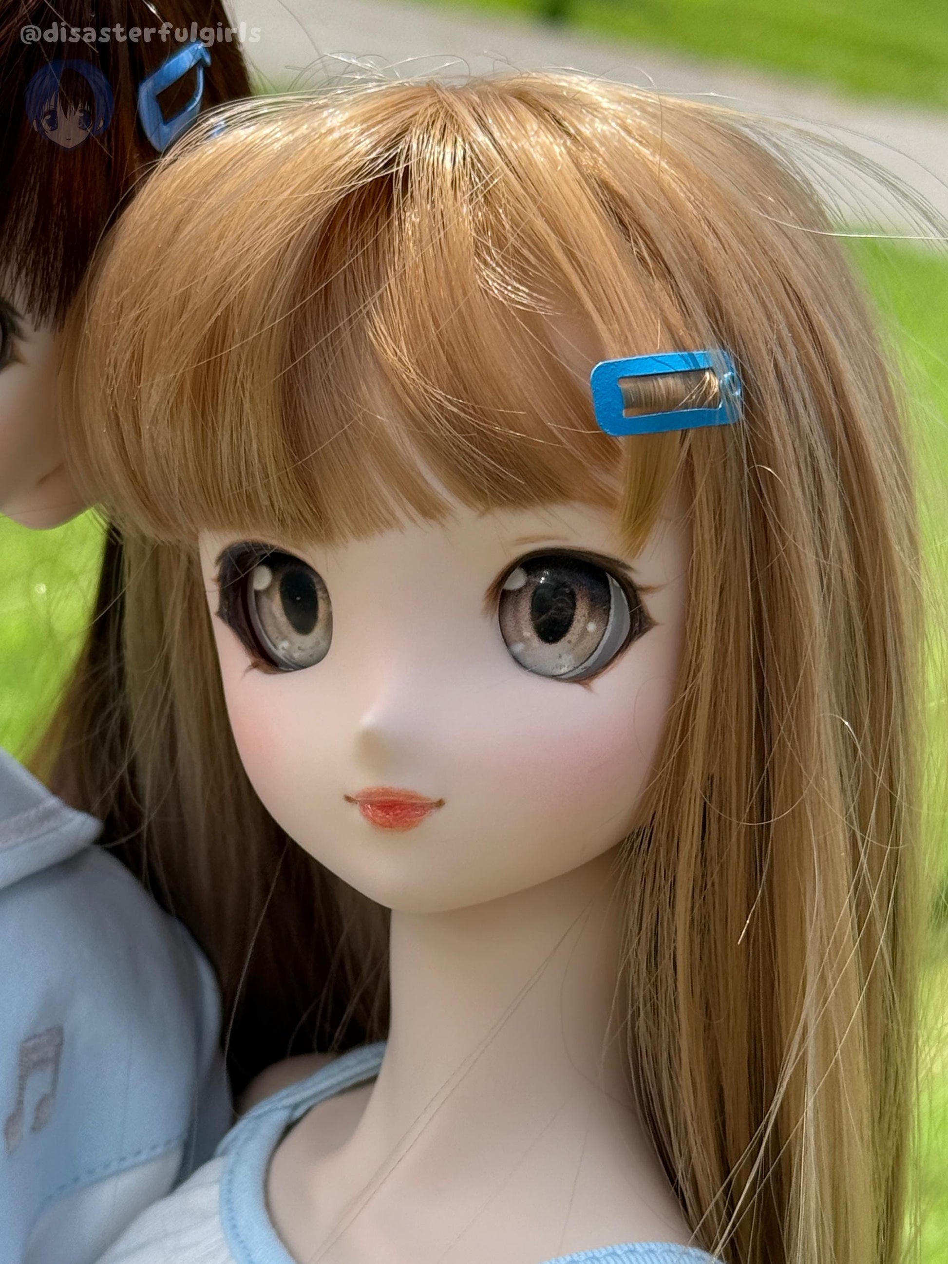 OOAK Dollfie Dream DDH-06 Flesh Head 1/3 MJD (Brown eyes)