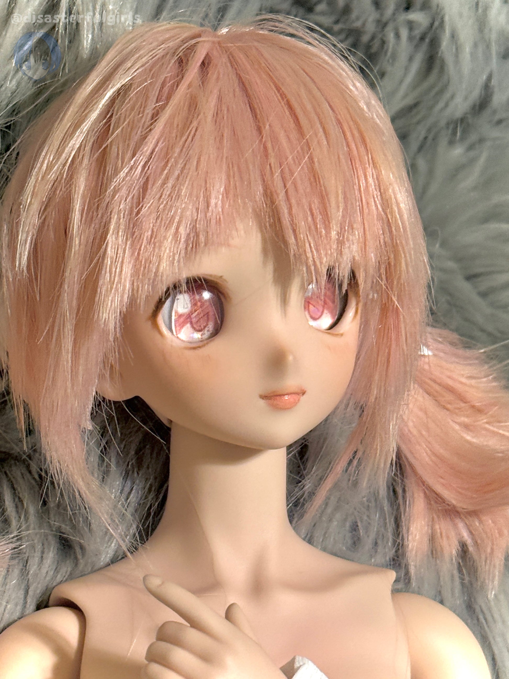 SOLD OUT!! Madoka Magica OOAK Dollfie Dream DDH-06 Flesh Head only 1/3 MJD (Free Madoka eyes included)