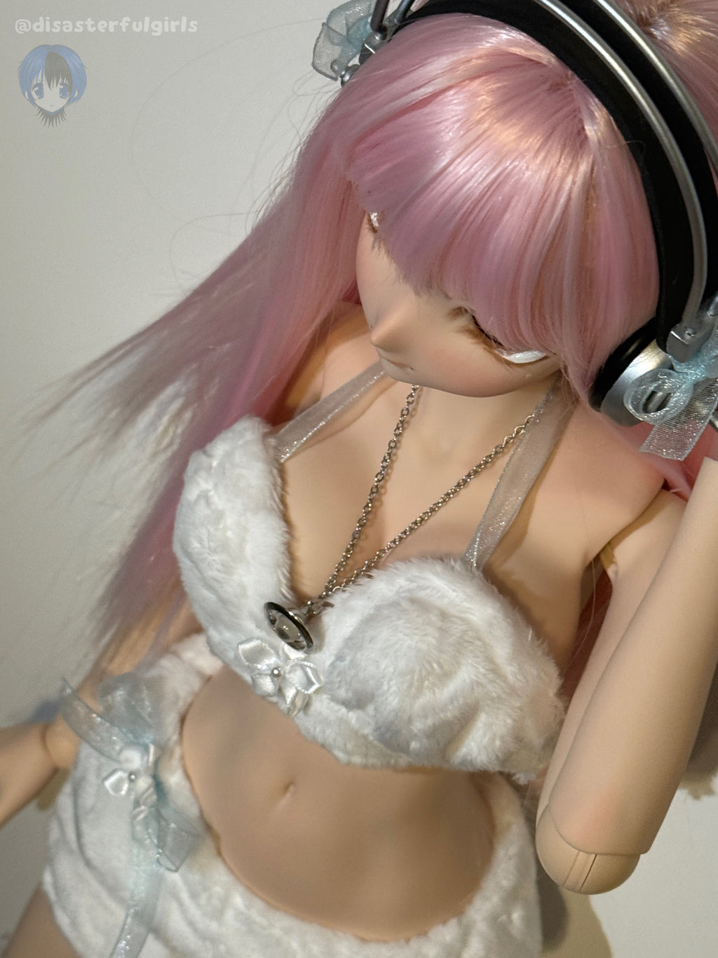 SOLD OUT!! Super Sonico Full Set Doll - “Angel” set (Dollfie Dream 1/3 MJD in FLESH)
