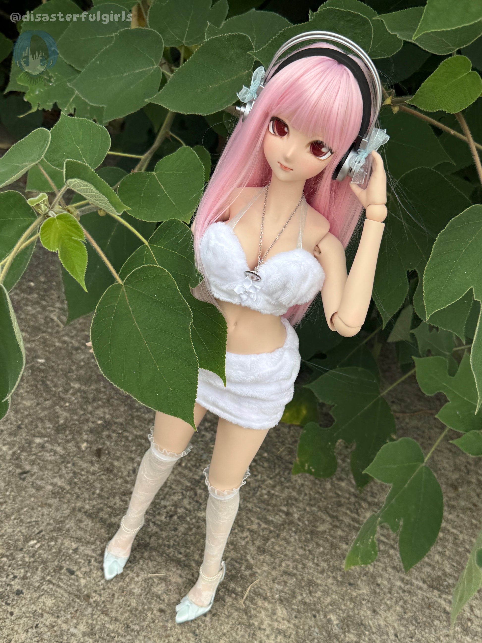 SOLD OUT!! Super Sonico Full Set Doll - “Angel” set (Dollfie Dream 1/3 MJD in FLESH)