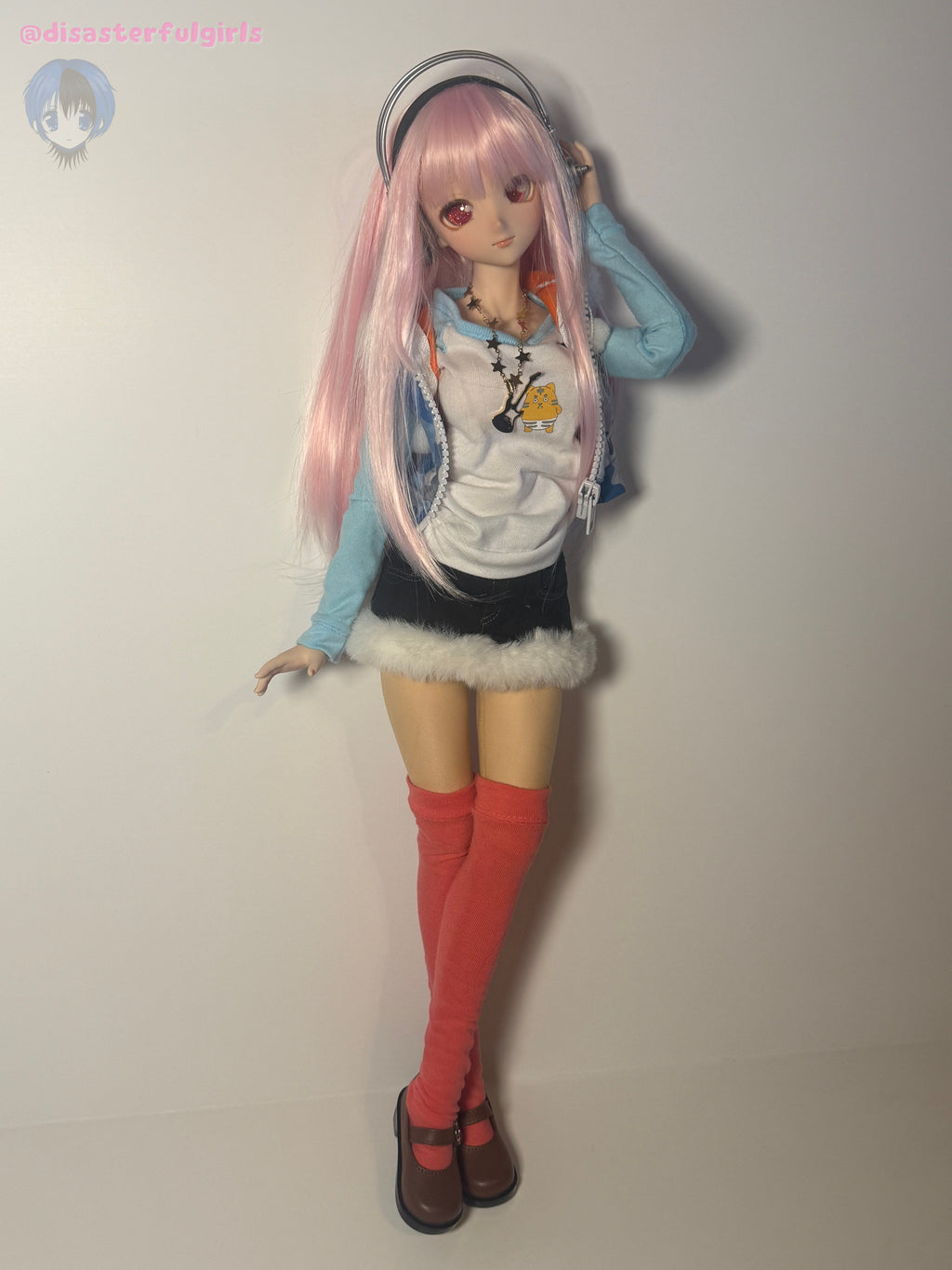 Super Sonico Full Set Doll - (Dollfie Dream Sister 1/3 MJD in FLESH, L Bust)