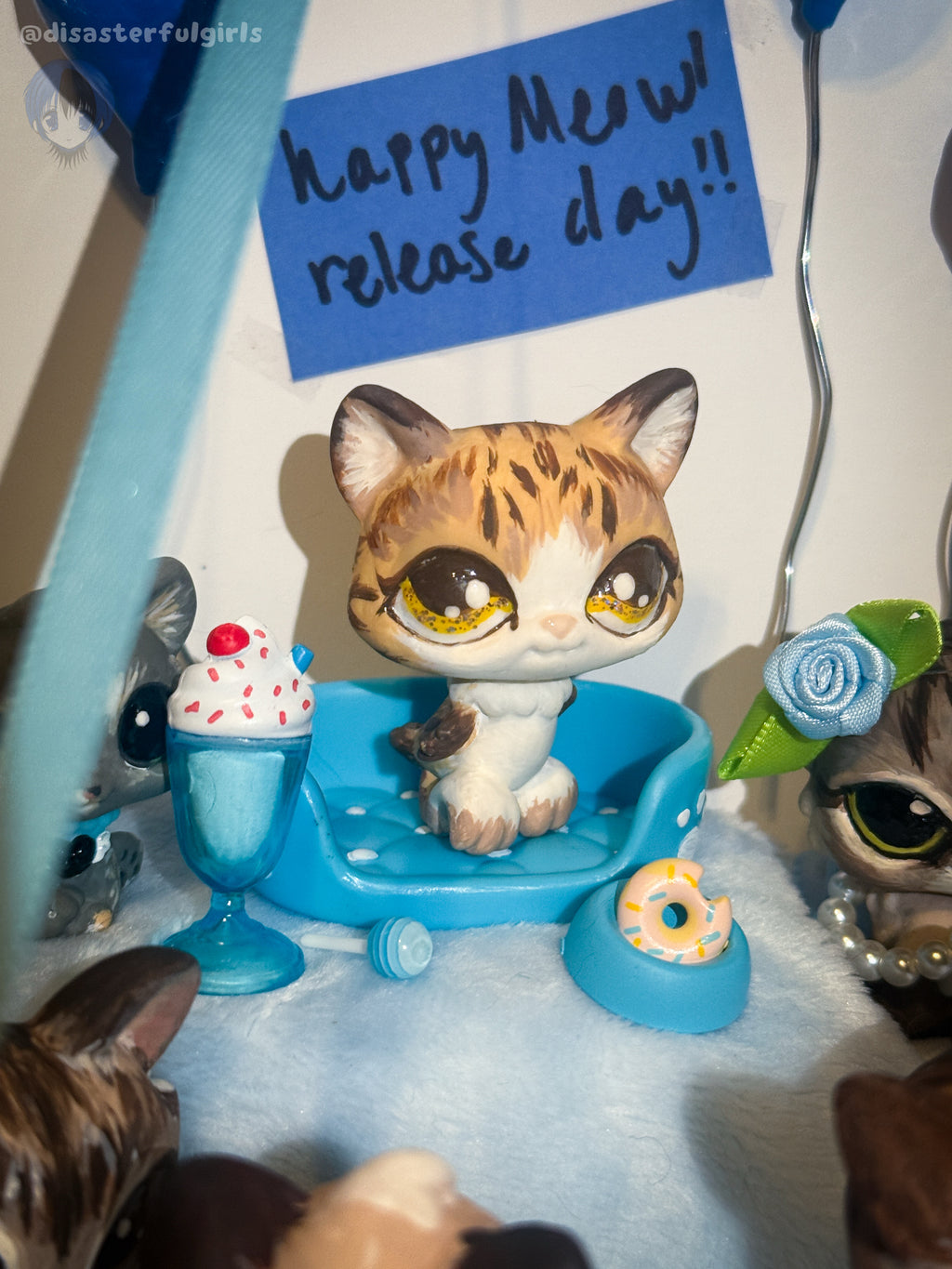 Meowl Custom LPS (Cat and owl meme hybrid)