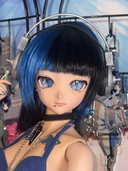 1/3 scale Super Sonico headphones for Dollfie Dream, Smart Doll, BJD, etc.