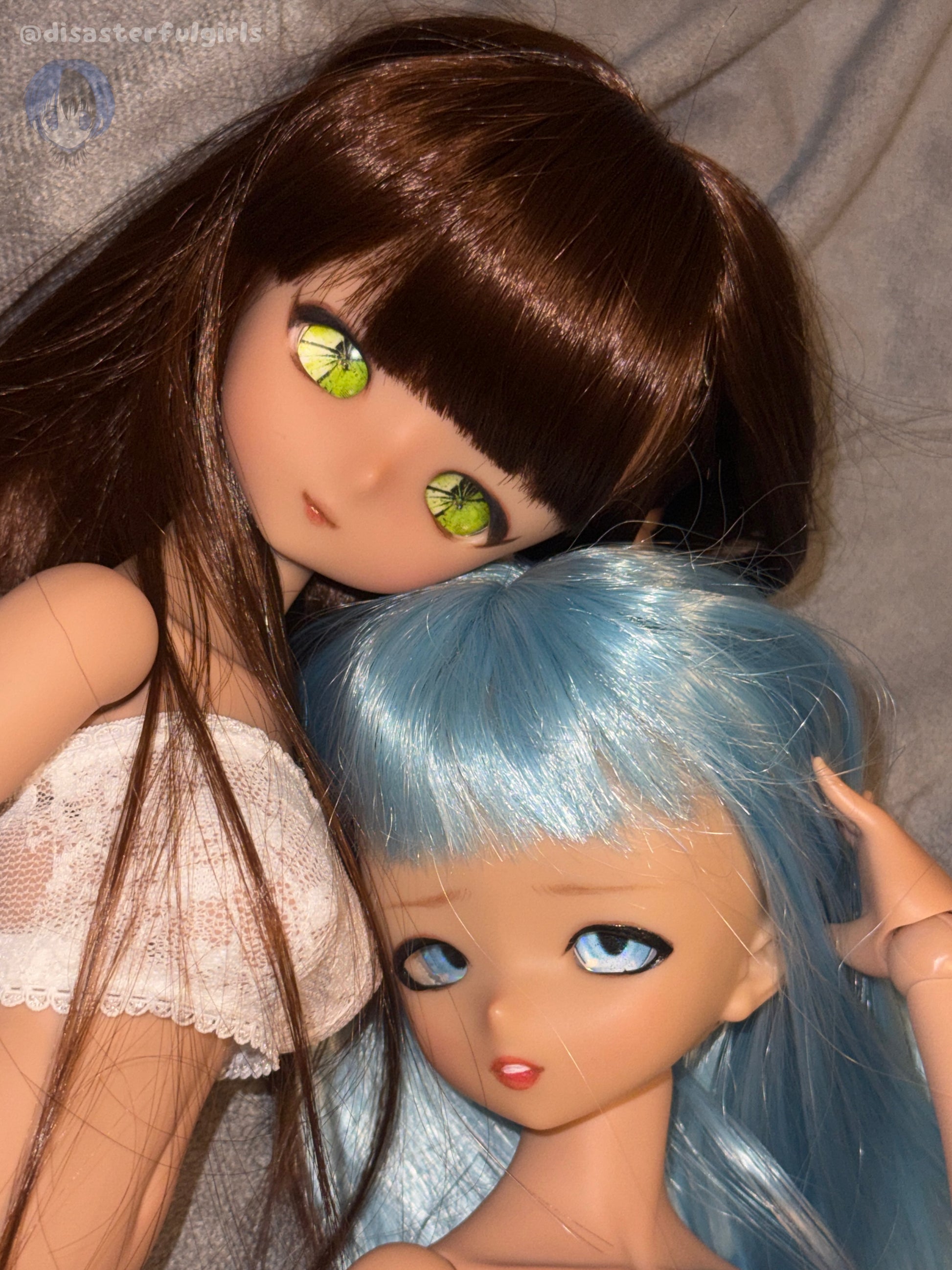 SOLD OUT!! OOAK Imomodoll Mie/Mimi Rabbit L size bust Chocolate 1/4 scale full doll