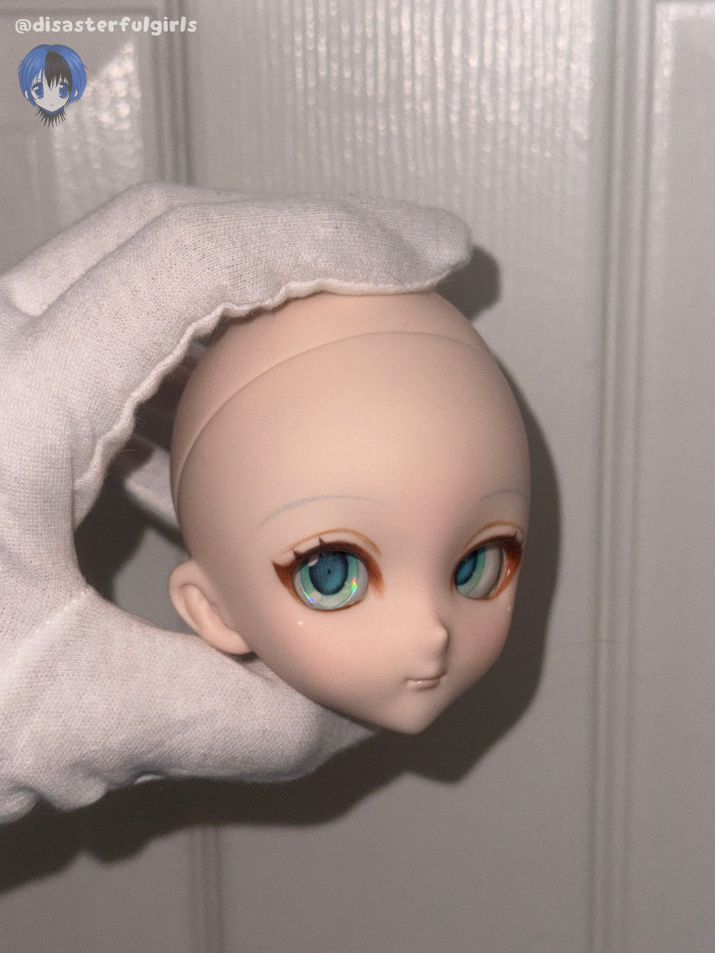 Dollfie Dream DDH-10 OOAK Hatsune Miku Inspired Doll Head
