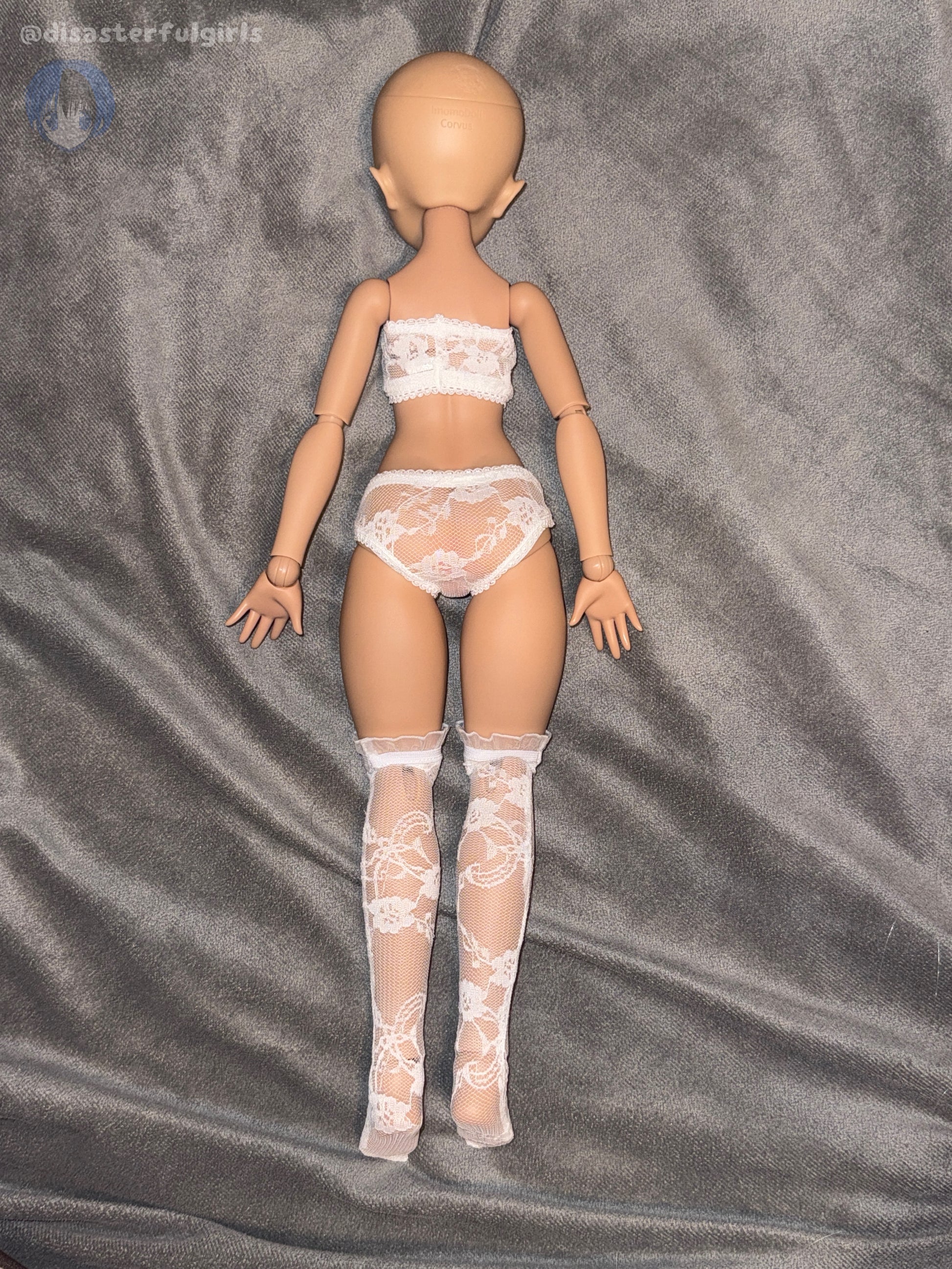 SOLD OUT!! OOAK Imomodoll Corvus/Mimi Rabbit M size bust Chocolate 1/4 scale full doll