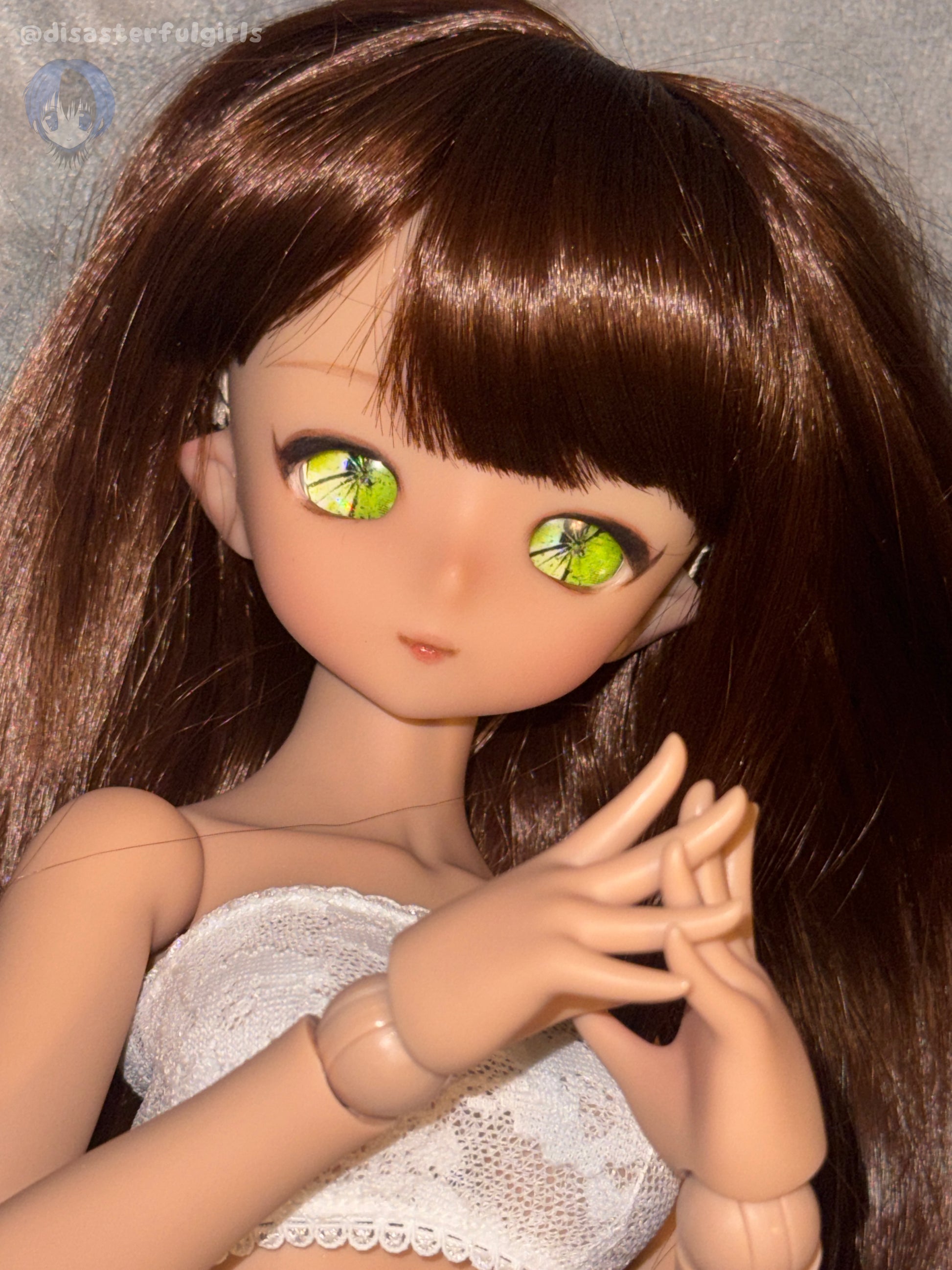 SOLD OUT!! OOAK Imomodoll Mie/Mimi Rabbit L size bust Chocolate 1/4 scale full doll