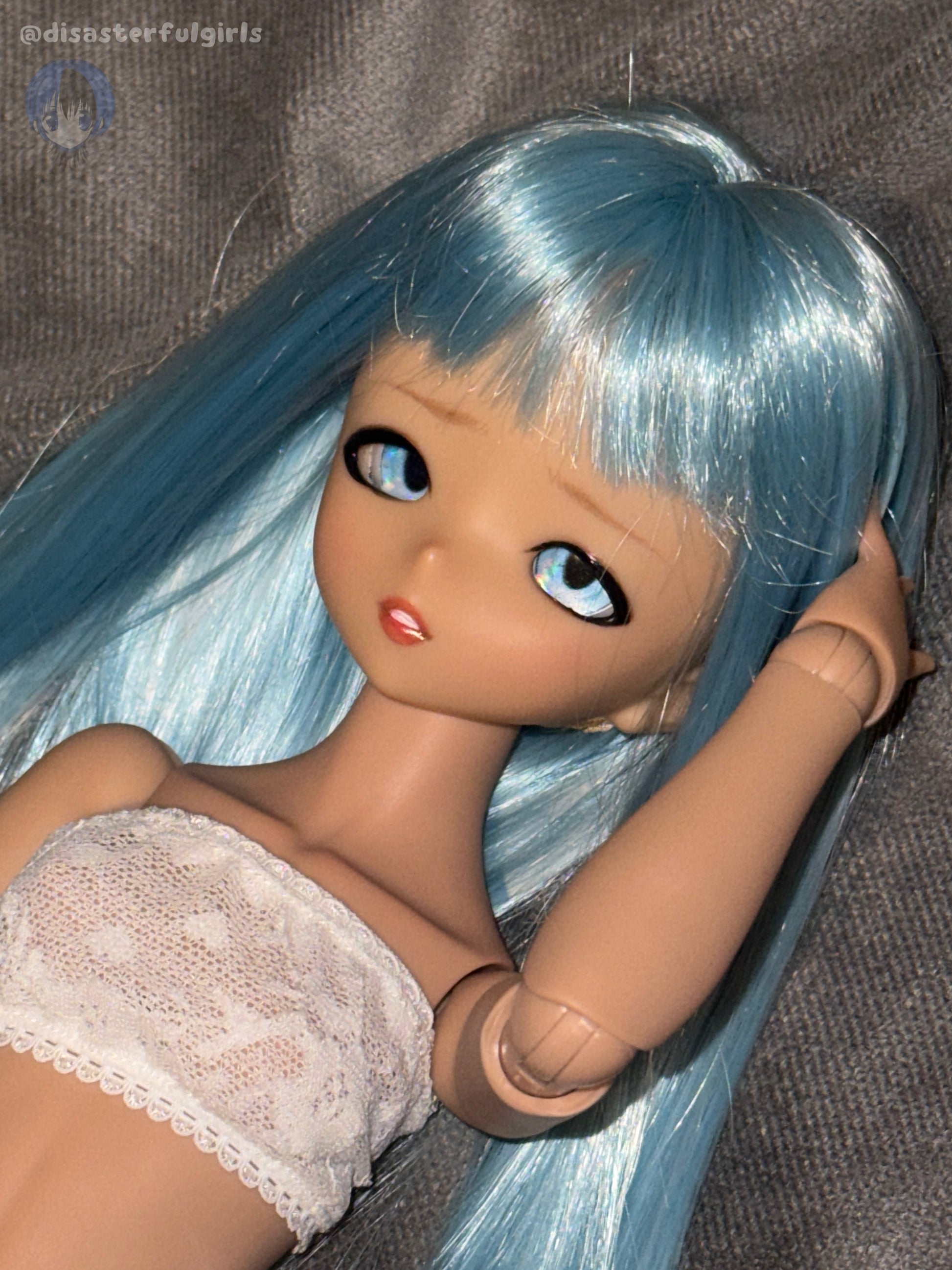 SOLD OUT!! OOAK Imomodoll Corvus/Mimi Rabbit M size bust Chocolate 1/4 scale full doll