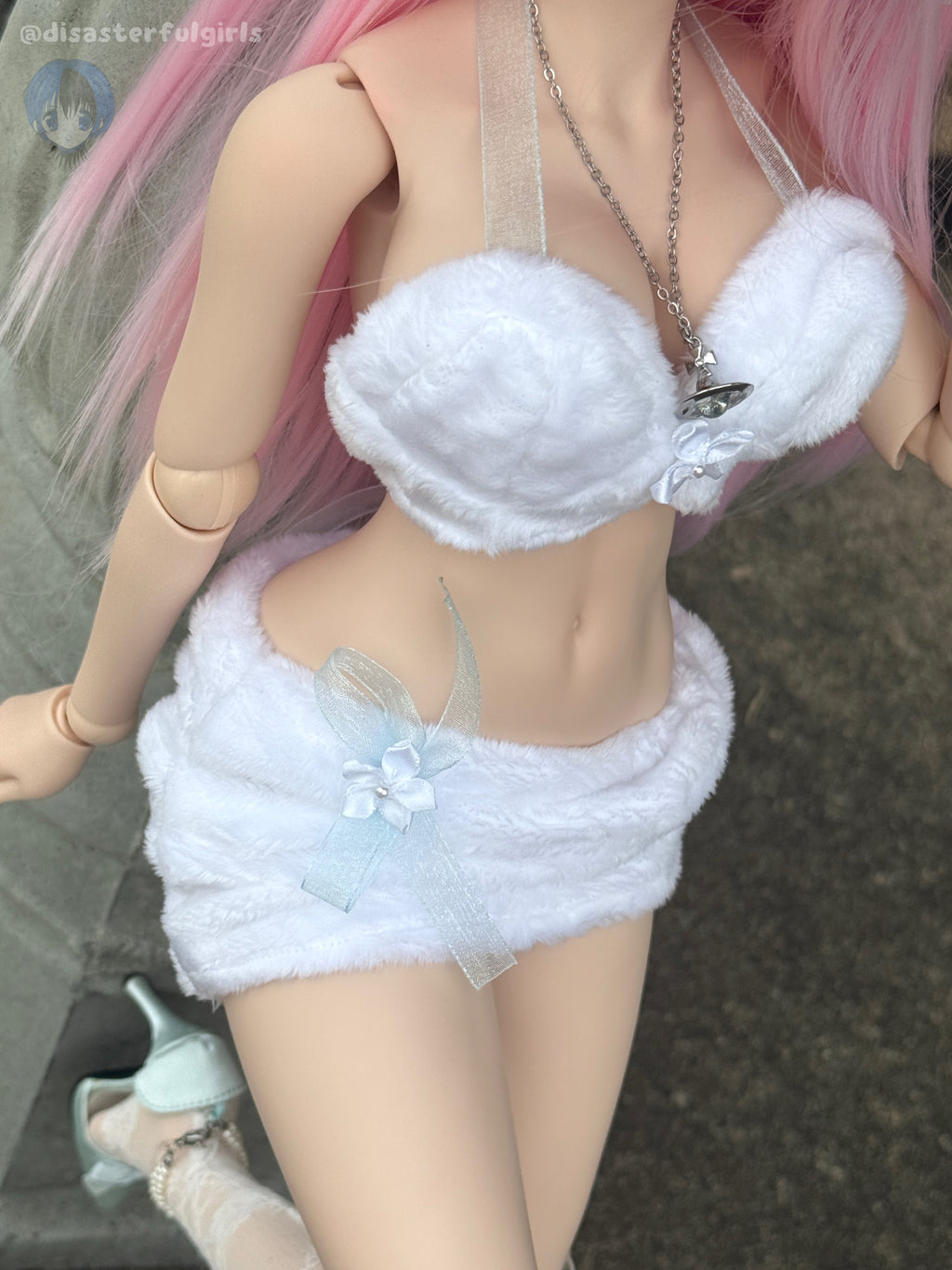 SOLD OUT!! Super Sonico Full Set Doll - “Angel” set (Dollfie Dream 1/3 MJD in FLESH)