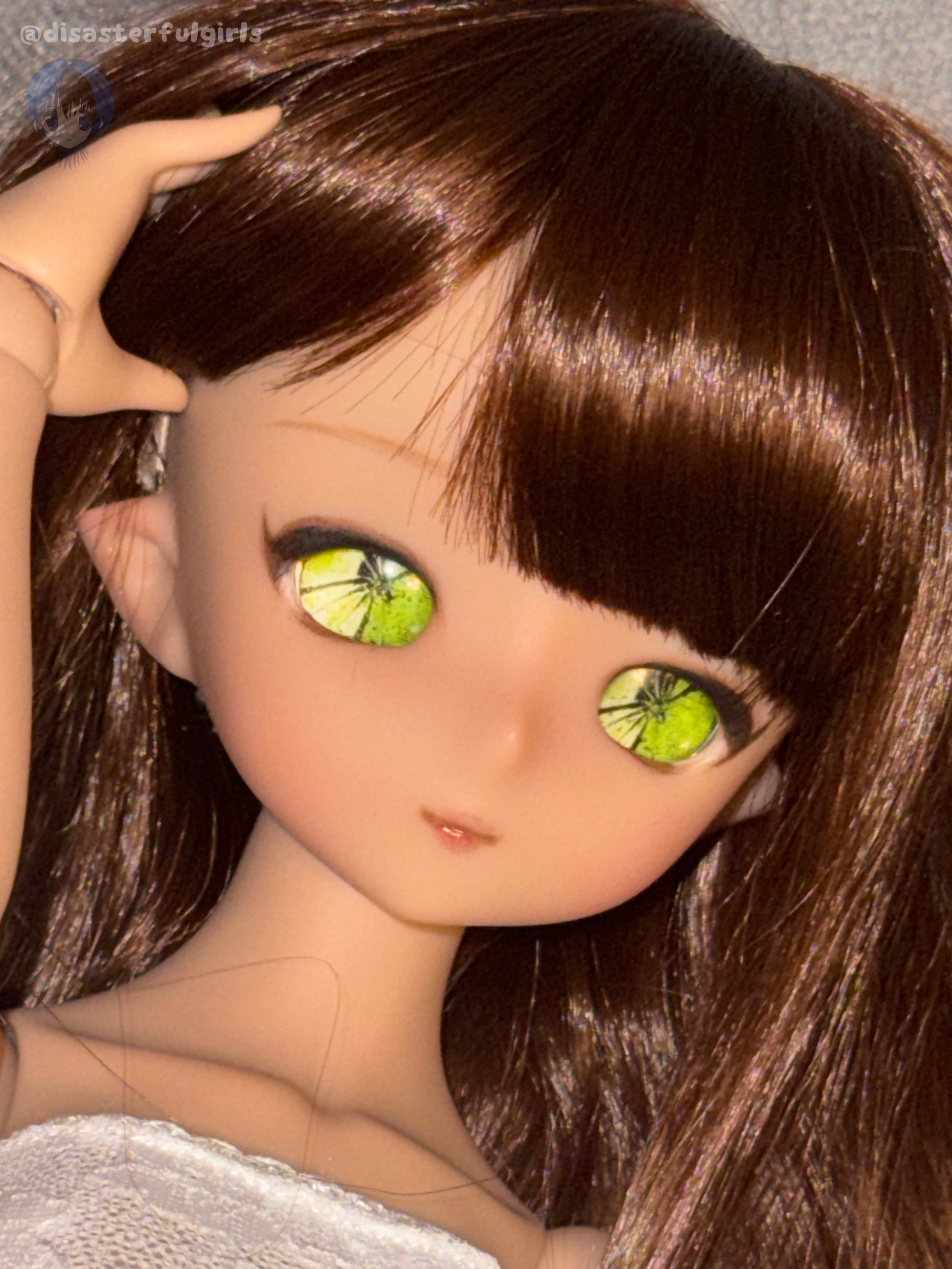 SOLD OUT!! OOAK Imomodoll Mie/Mimi Rabbit L size bust Chocolate 1/4 scale full doll