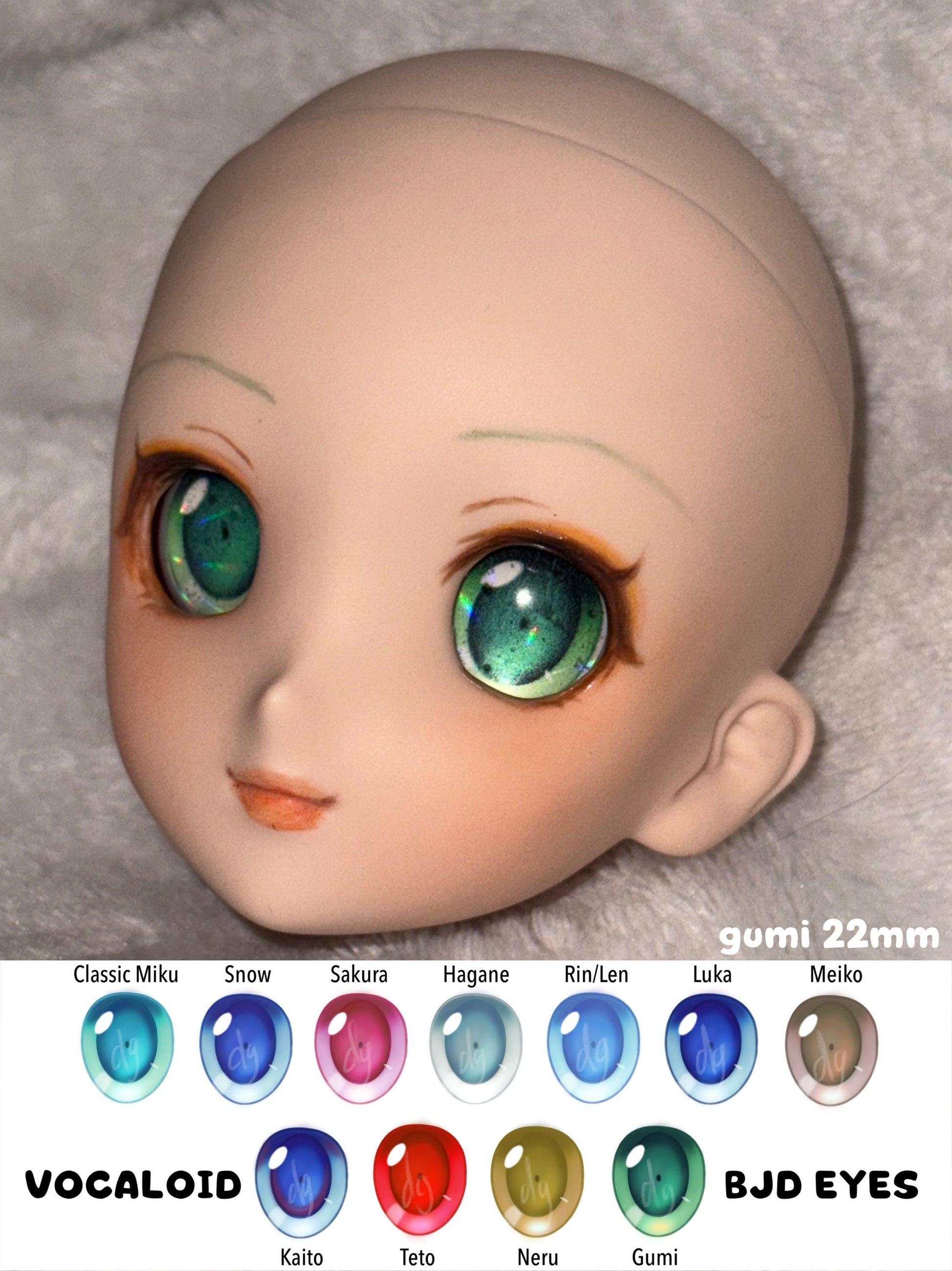 22mm “Vocaloid” Anime BJD Doll Eyes