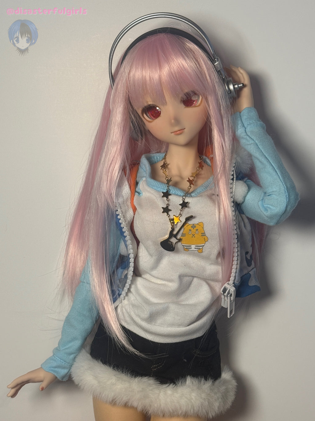 Super Sonico Full Set Doll - (Dollfie Dream Sister 1/3 MJD in FLESH, L Bust)