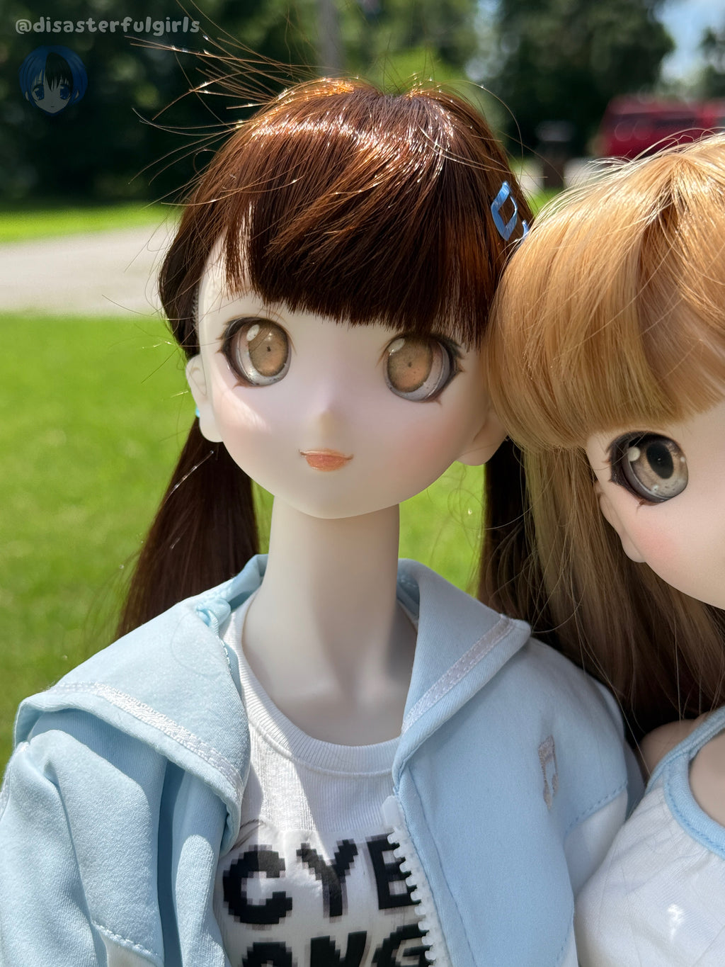 OOAK Dollfie Dream DDH-06 Semi-White Head 1/3 MJD (Brown eyes)