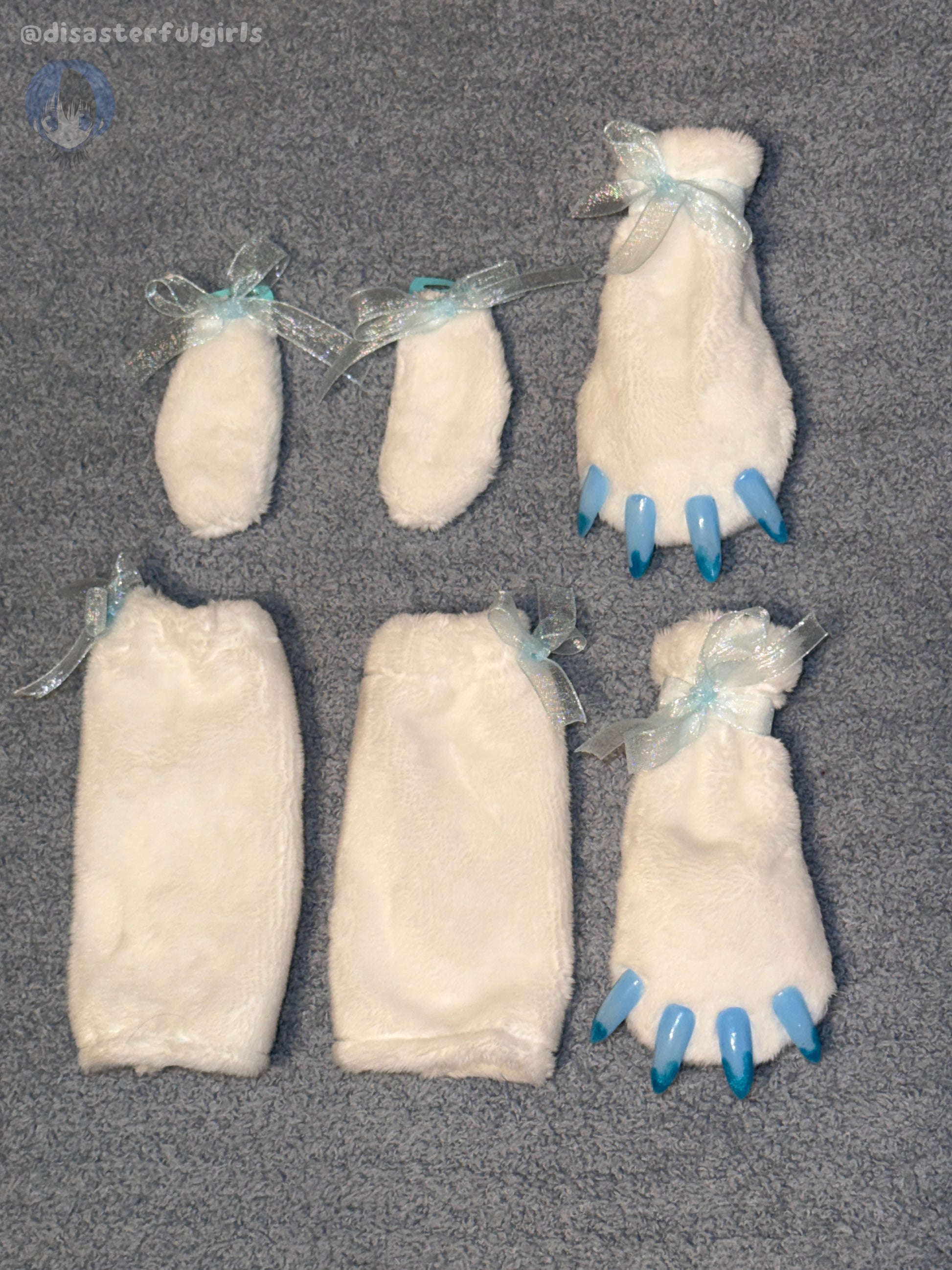 SOLD OUT!! “Puppy GRRRL” outfit accessory set for Mini Dollfie Dream (1/4 BJD)